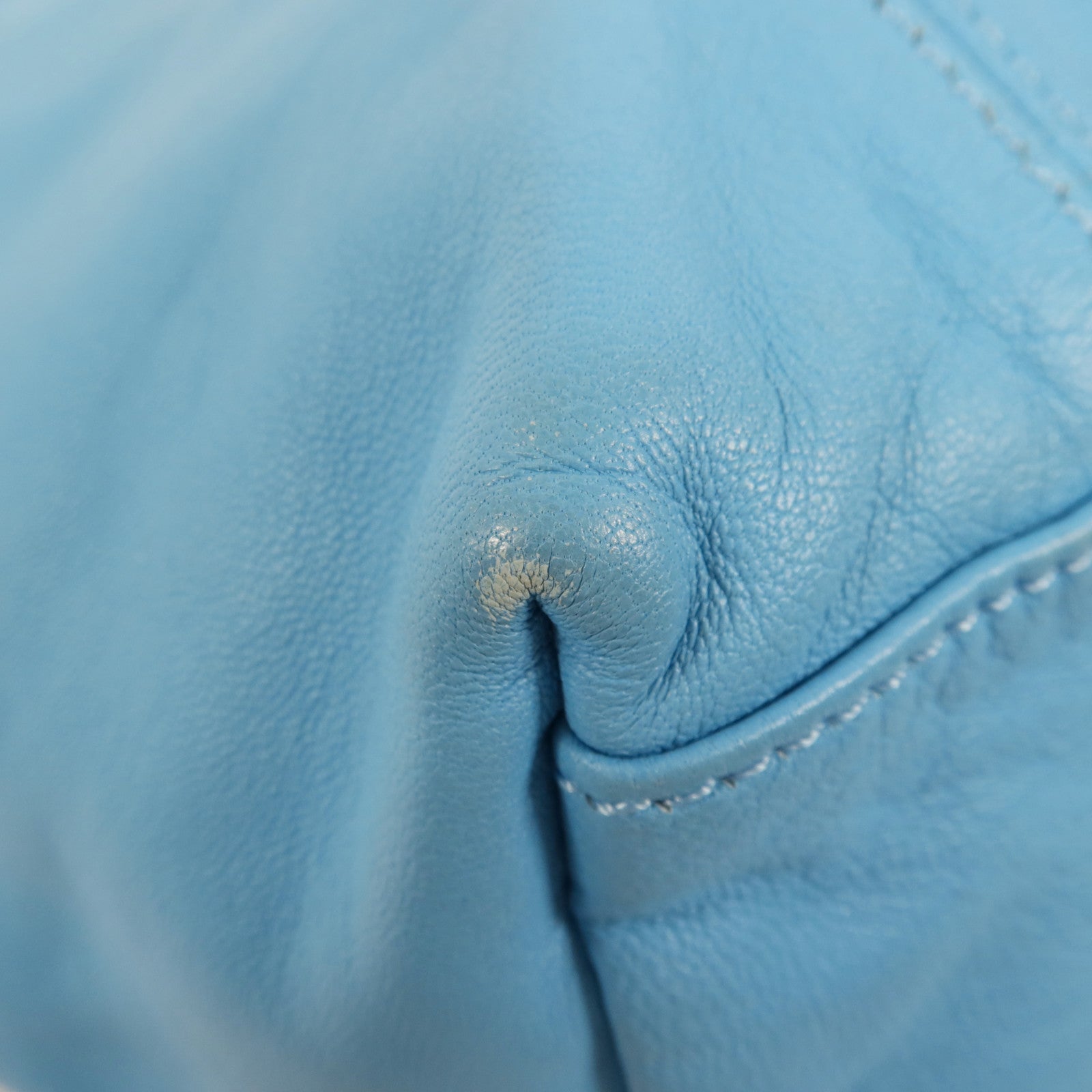 Longchamp 羊皮皮革Shoulder Bag銀扣手挽肩背兩用袋