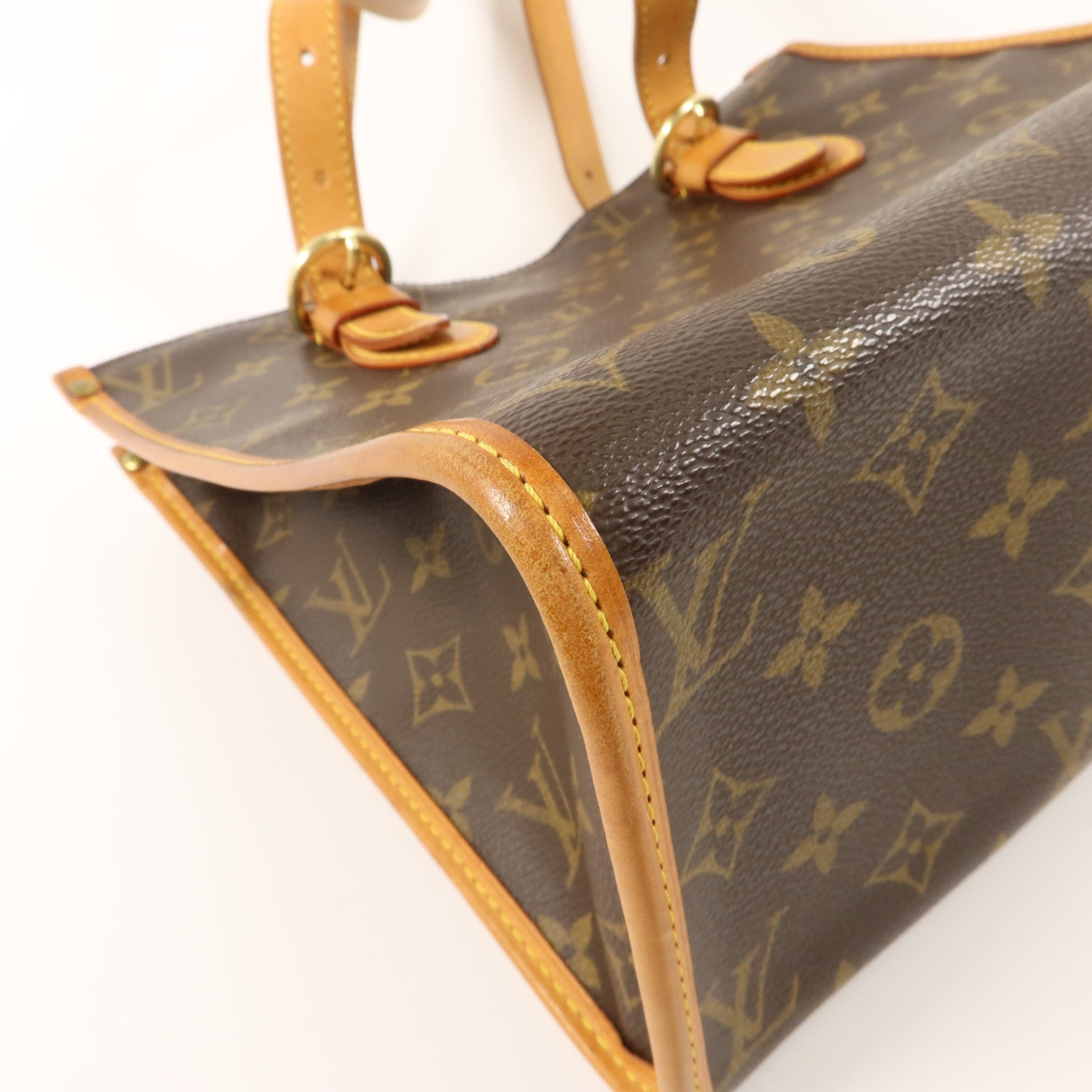 LOUIS VUITTON Monogram Popincourt Haut金扣肩背袋