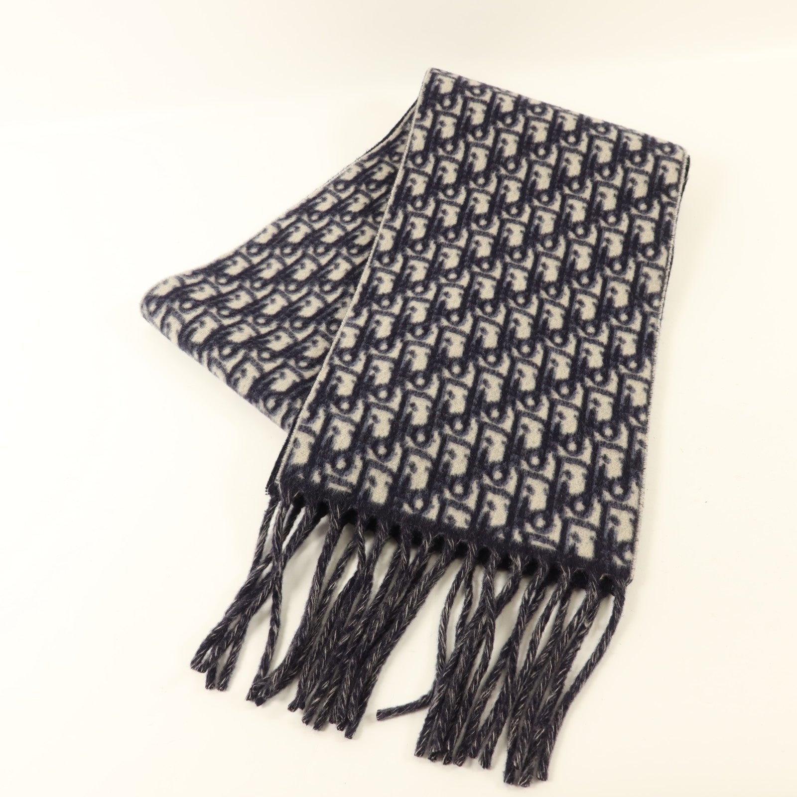 Dior 羊絨Oblique Scarf頸巾