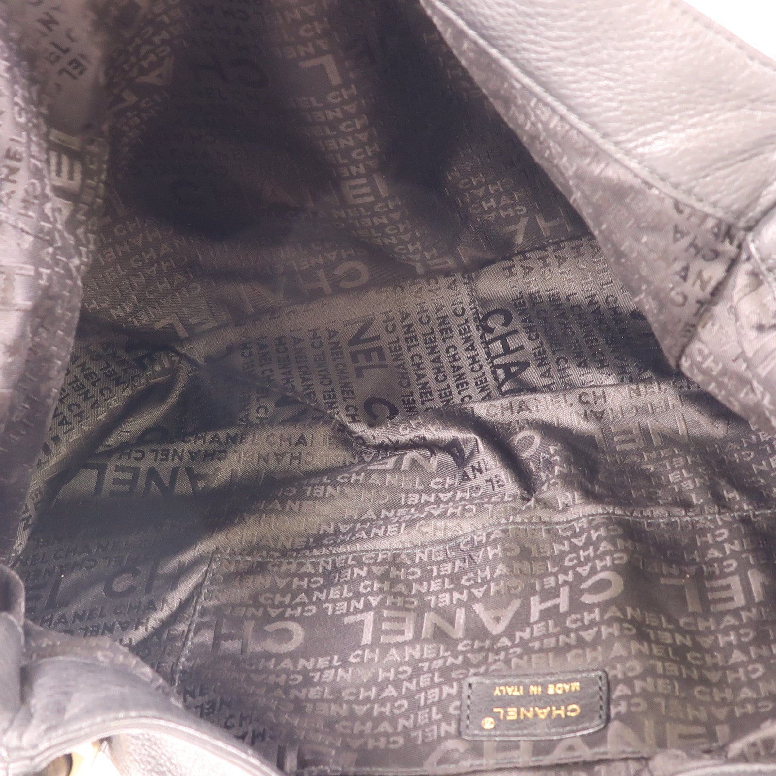 CHANEL 牛皮皮革Shoulder Bag金扣肩背袋