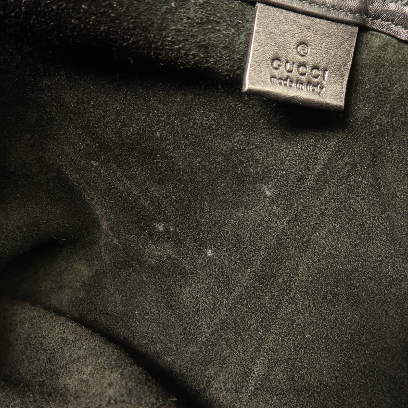 GUCCI 皮革Drawstring Backpack背包