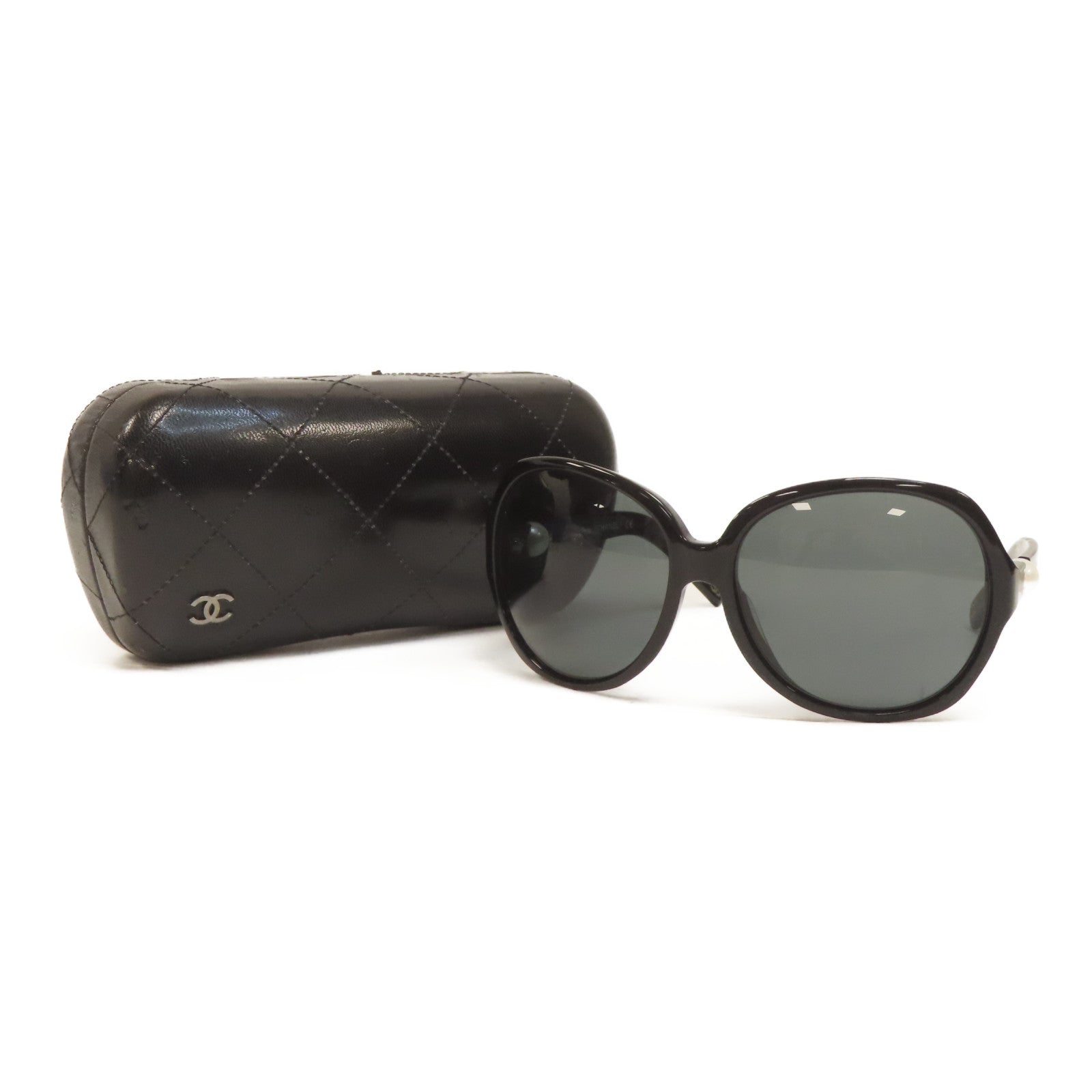 CHANEL PVC Sunglasses太陽眼鏡黒色