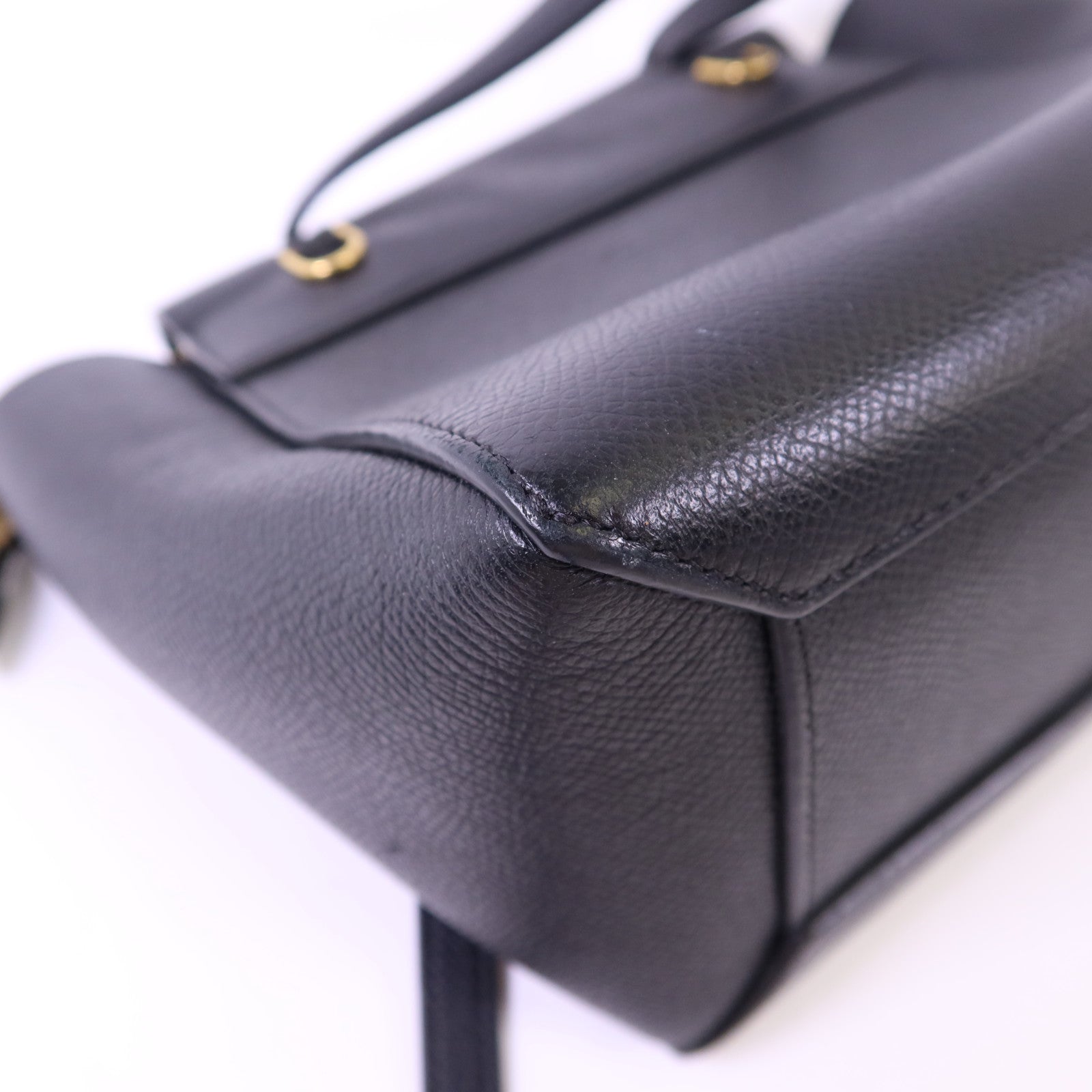 CELINE 牛皮皮革Nano Belt Bag金扣手挽肩背兩用袋