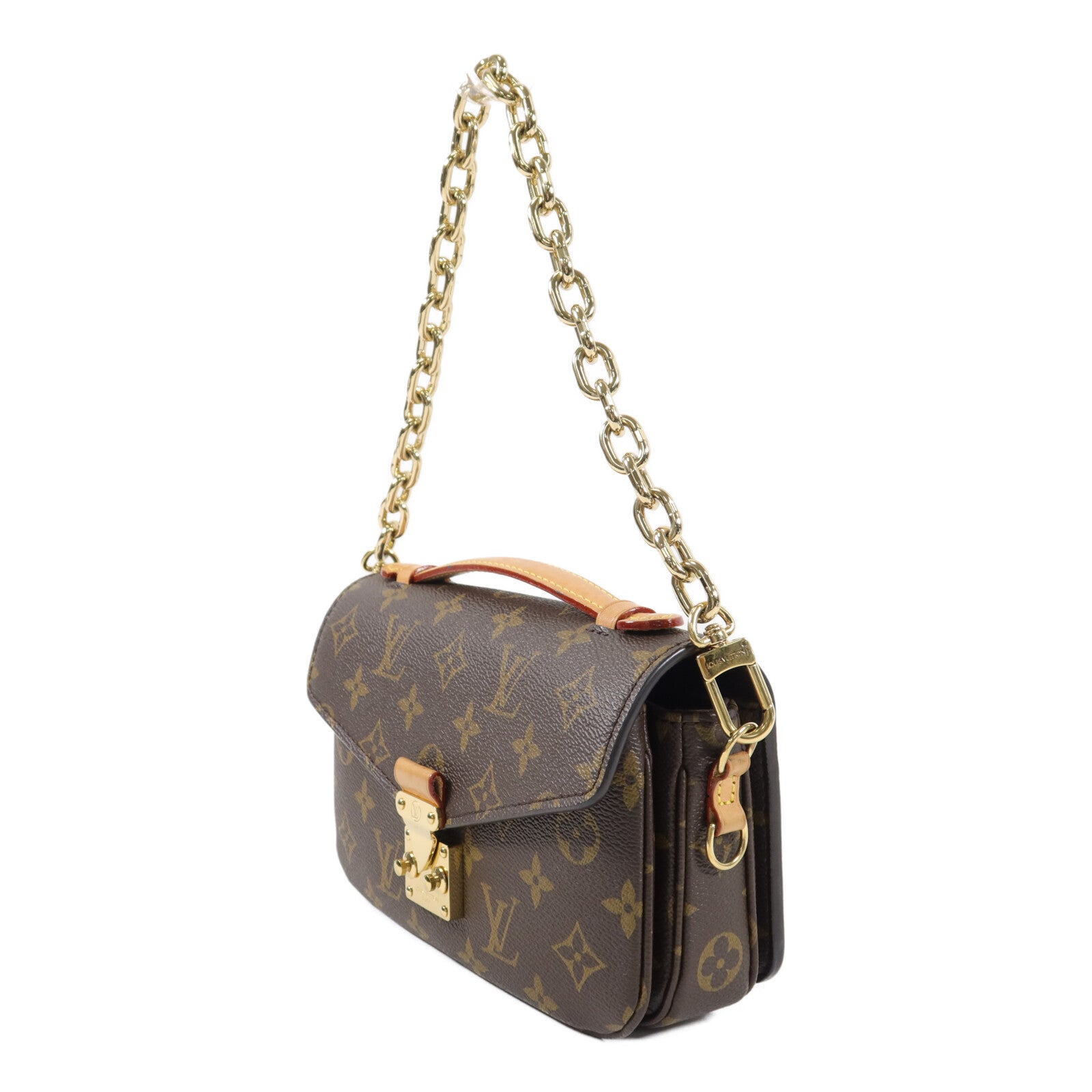LOUIS VUITTON Monogram Pochette Metis East West手挽肩背兩用袋