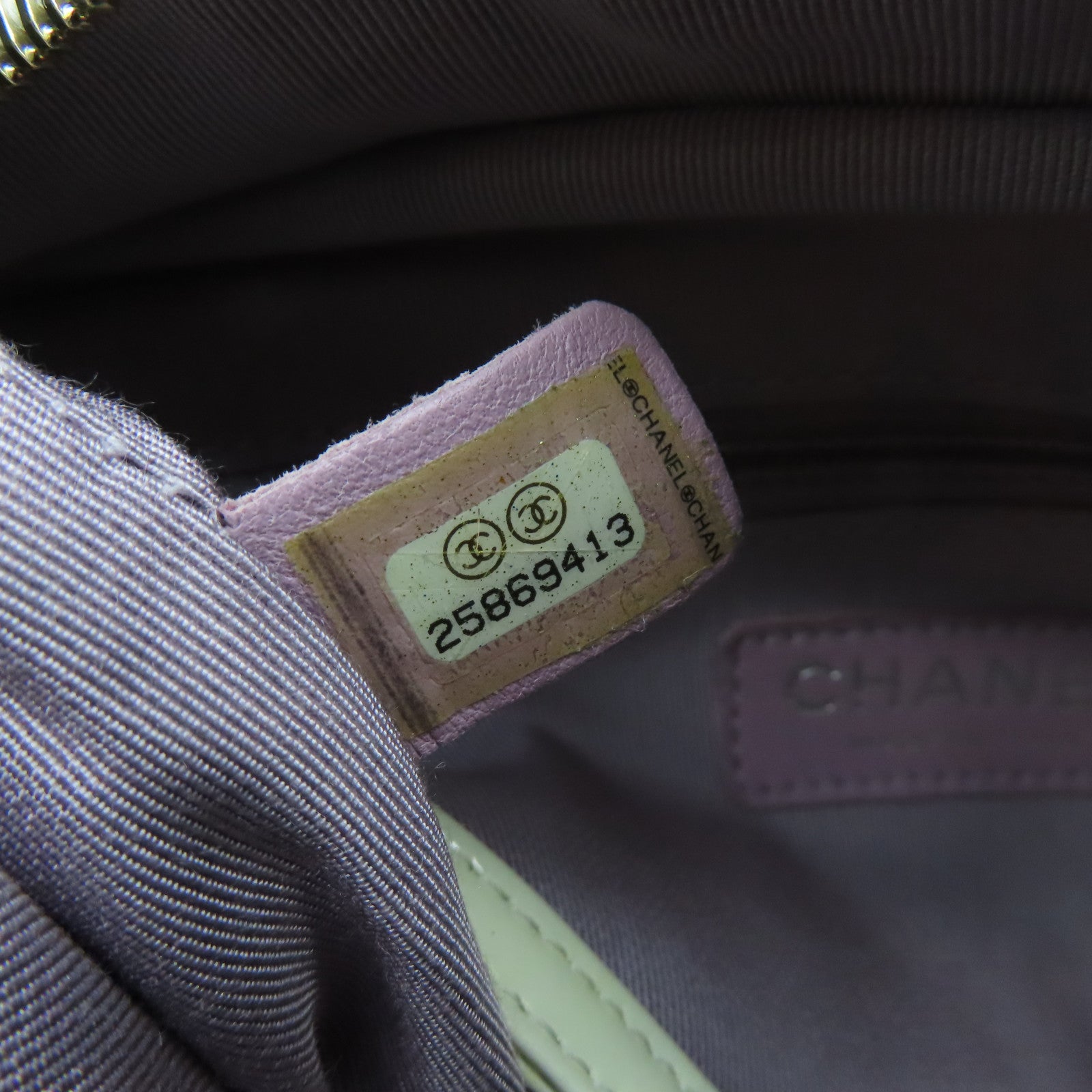 CHANEL 【激減優惠】塗層帆布/牛皮皮革Chain Shoulder Bag金扣/銀扣鏈帶肩背袋白色