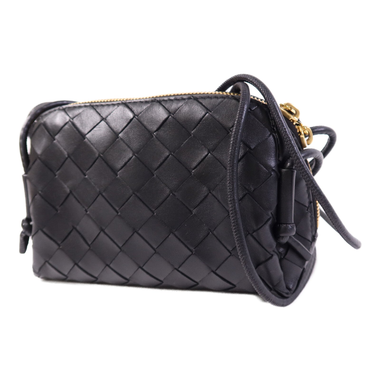 BOTTEGA VENETA 牛皮皮革Concert Pouch金扣肩背袋