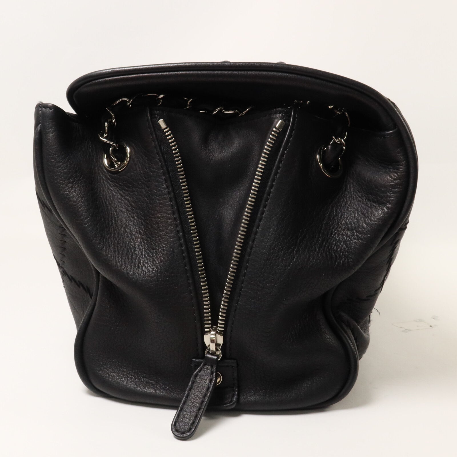 CHANEL 牛皮皮革Chain Shoulder鏈帶肩背袋
