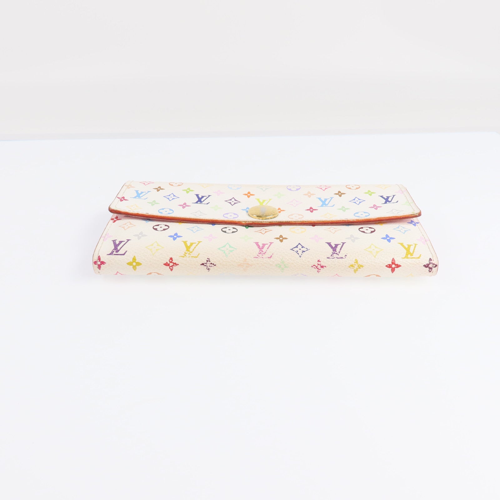 LOUIS VUITTON Monogram Multicolor Sarah Long Wallet金扣長錢包