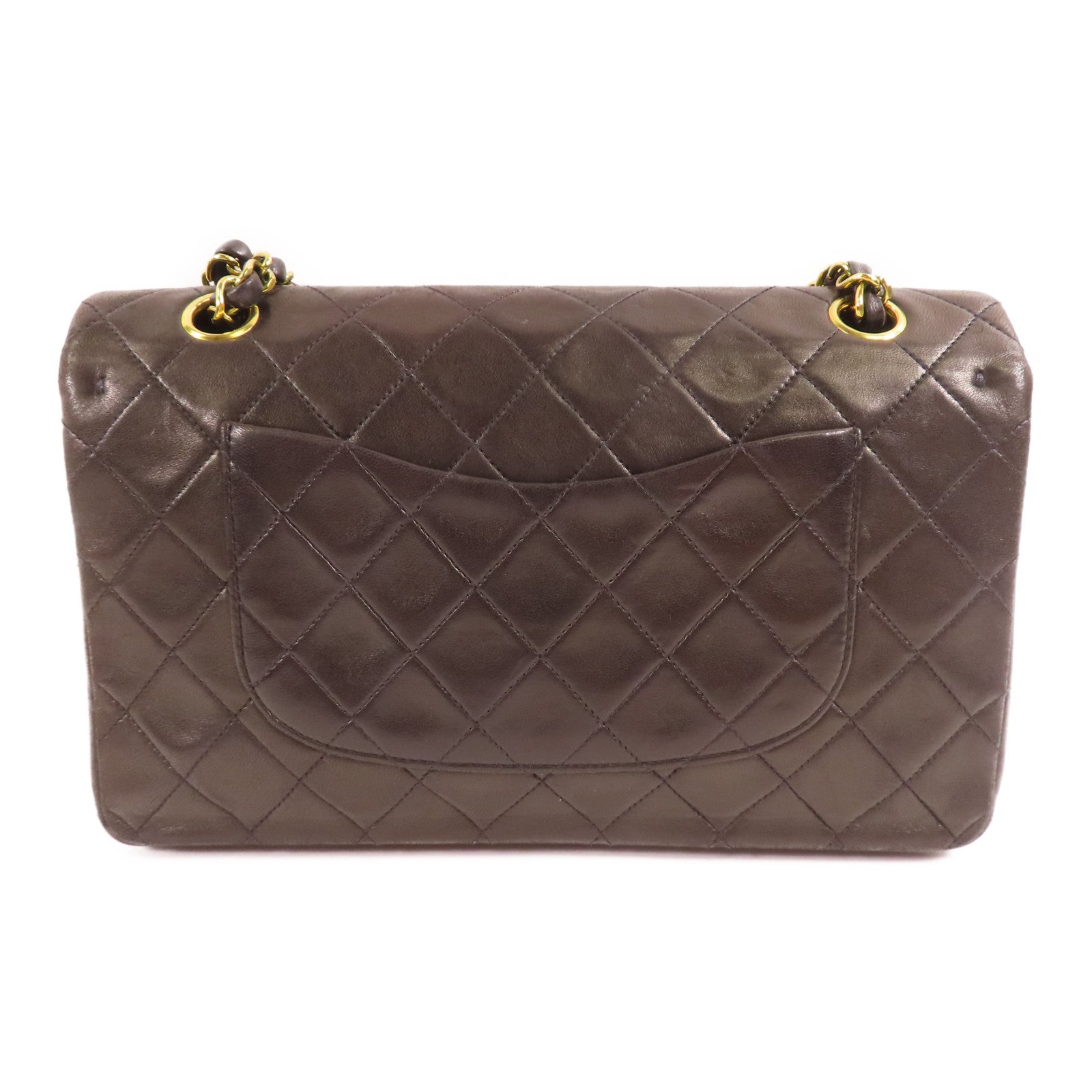 CHANEL 羊皮皮革Classic 25金扣鏈帶肩背袋