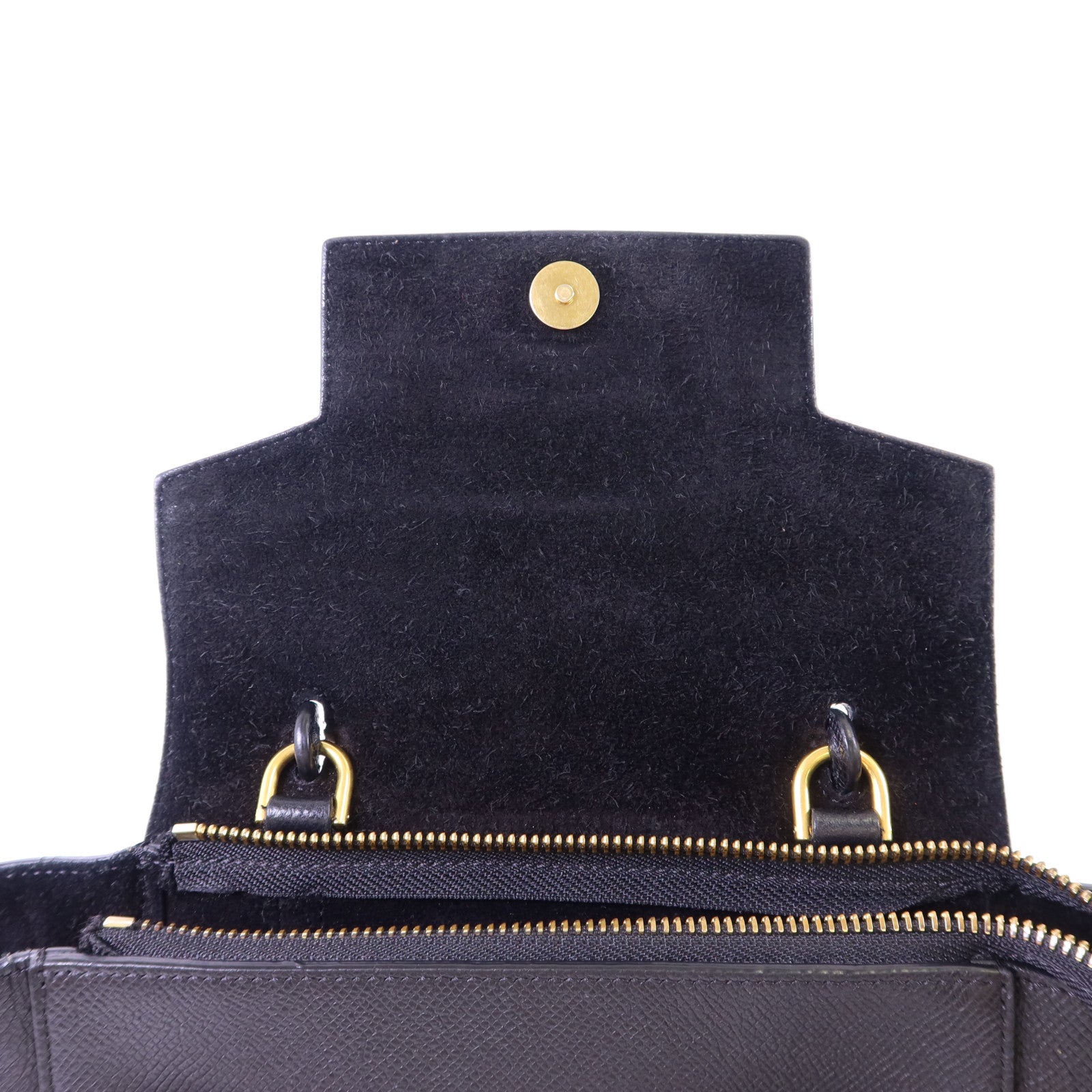 CELINE 牛皮皮革Nano Belt Bag金扣手挽肩背兩用袋