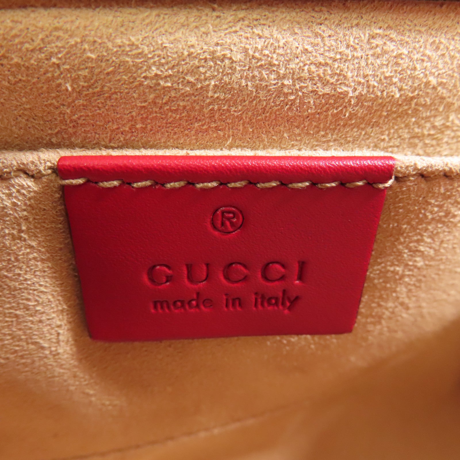 GUCCI 牛皮皮革Padlock金扣鏈帶肩背袋
