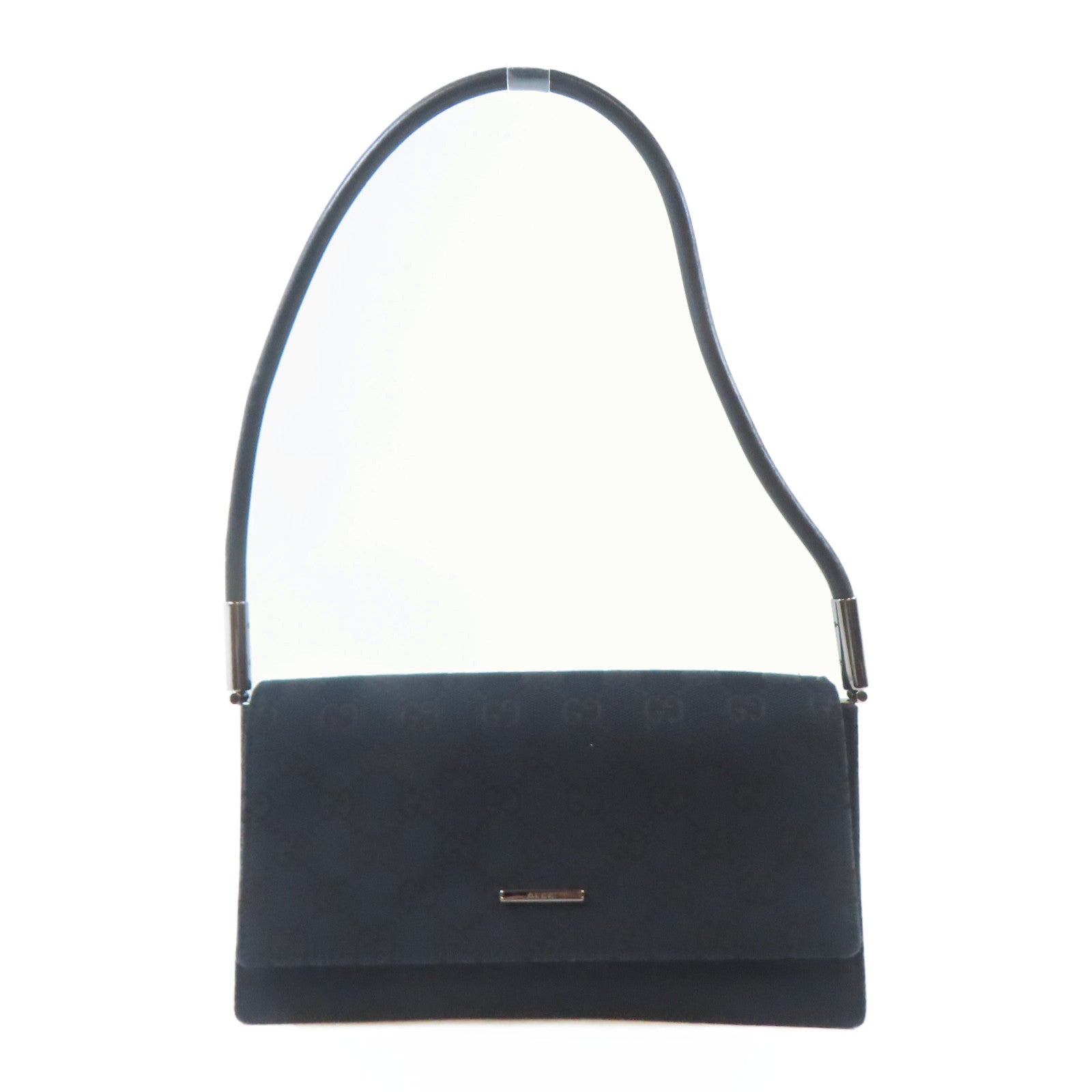 GUCCI 【激減優惠】帆布Shoulder Bag銀扣肩背袋藍色
