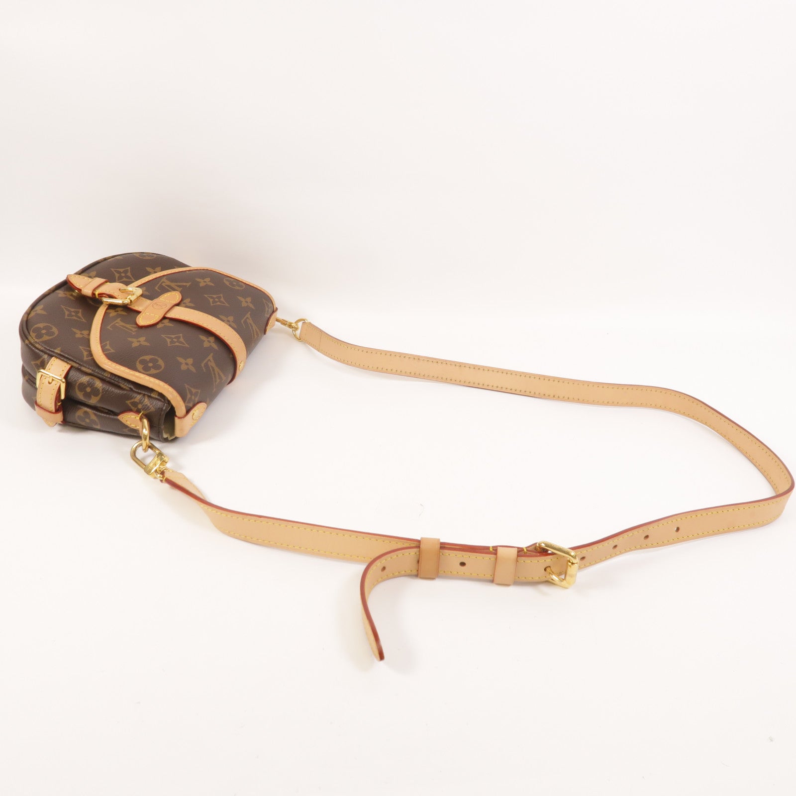 LOUIS VUITTON Monogram Saumur BB手挽肩背兩用袋