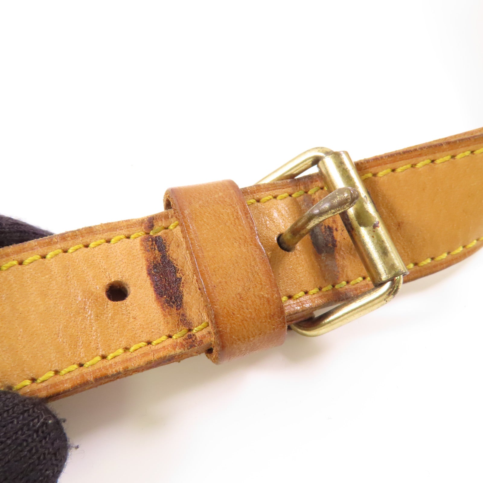 LOUIS VUITTON LV GHW Saumur 35 Crossbody Shoulder Bag M42254 Monogram Brown