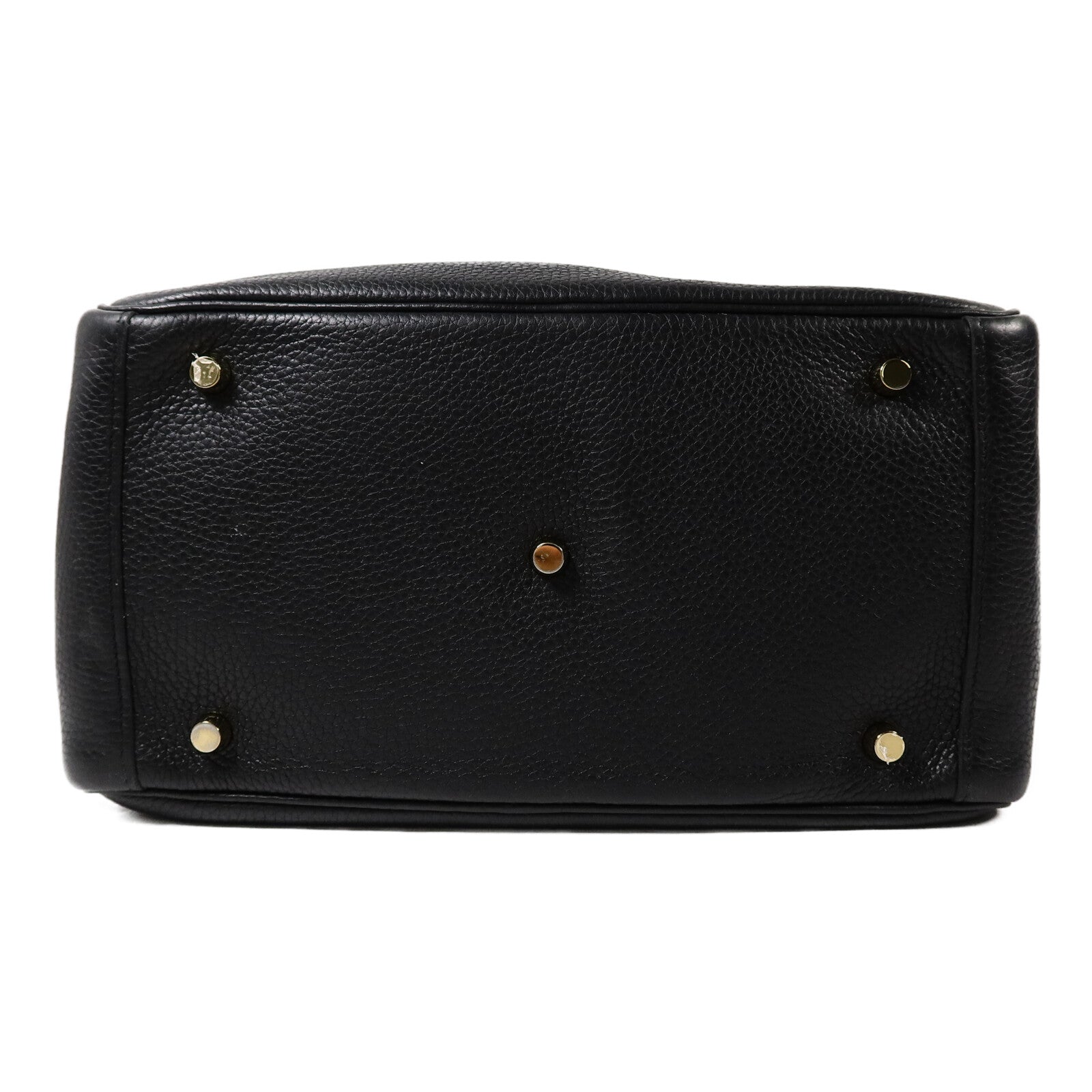 HERMES Clemence皮革Lindy 30手挽肩背兩用袋Noir