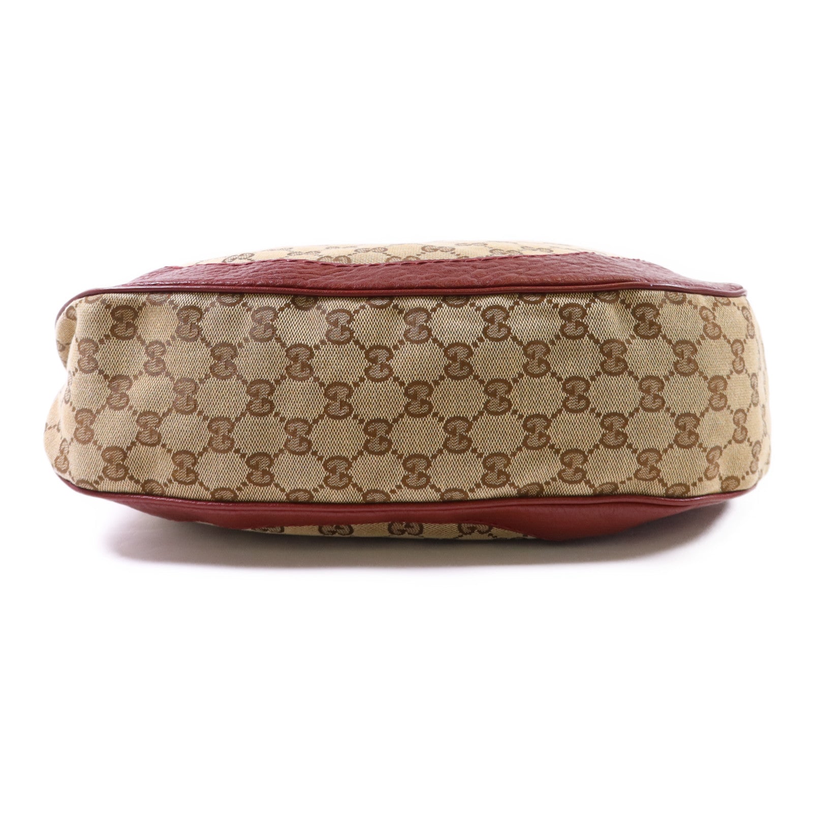 GUCCI 塗層帆布Shoulder Bag金扣肩背袋