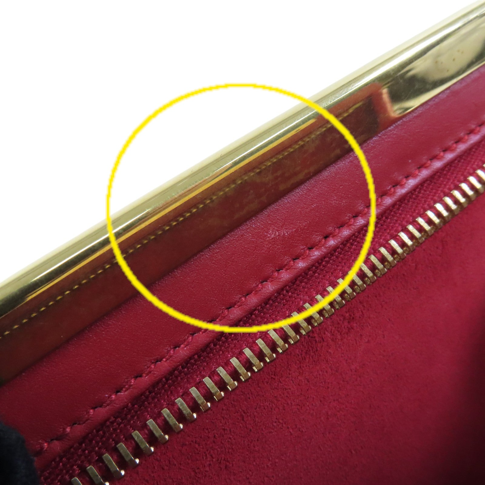 SAINT LAURENT 牛皮皮革Clutch Bag金扣手拿包