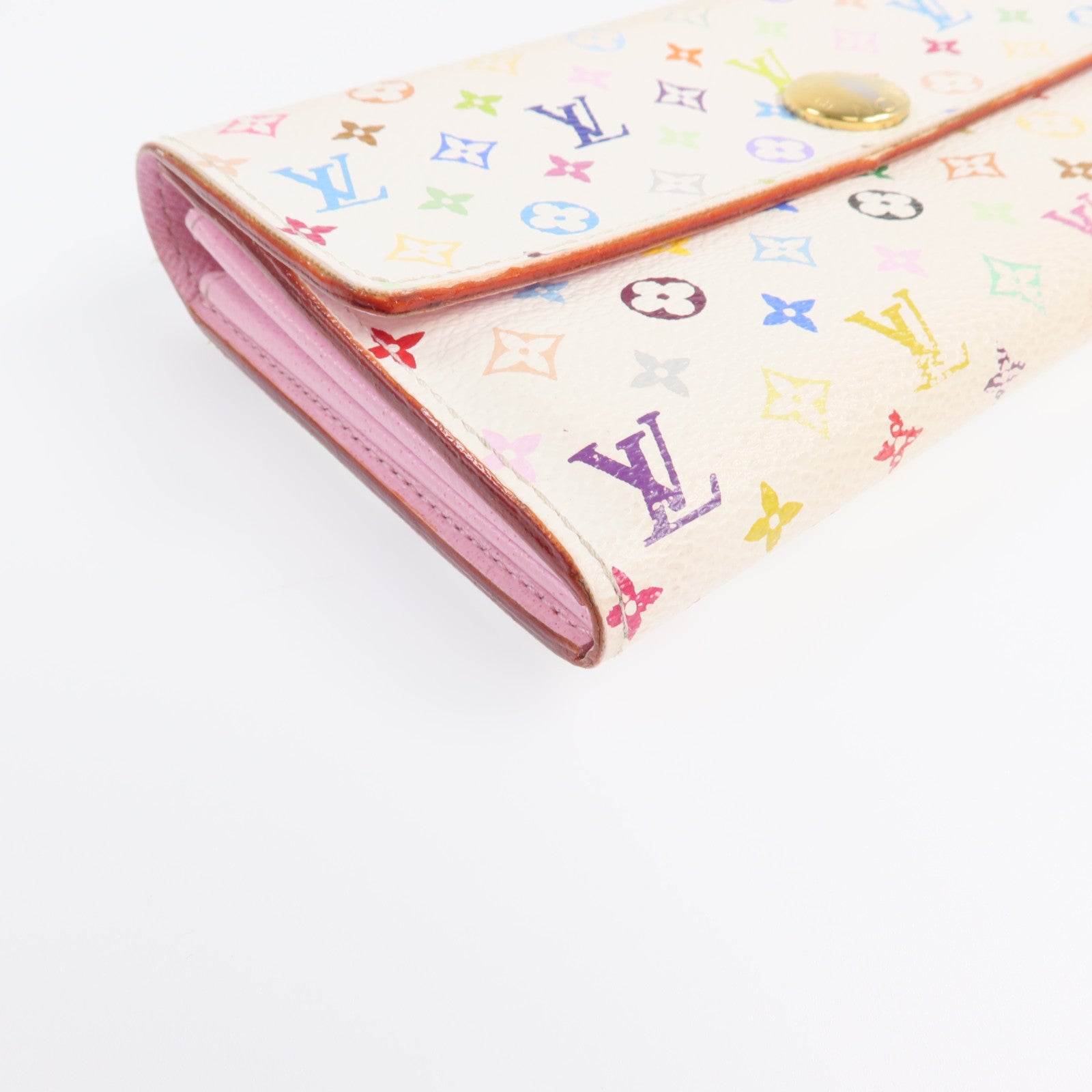LOUIS VUITTON Monogram Multicolor Sarah Long Wallet金扣長錢包