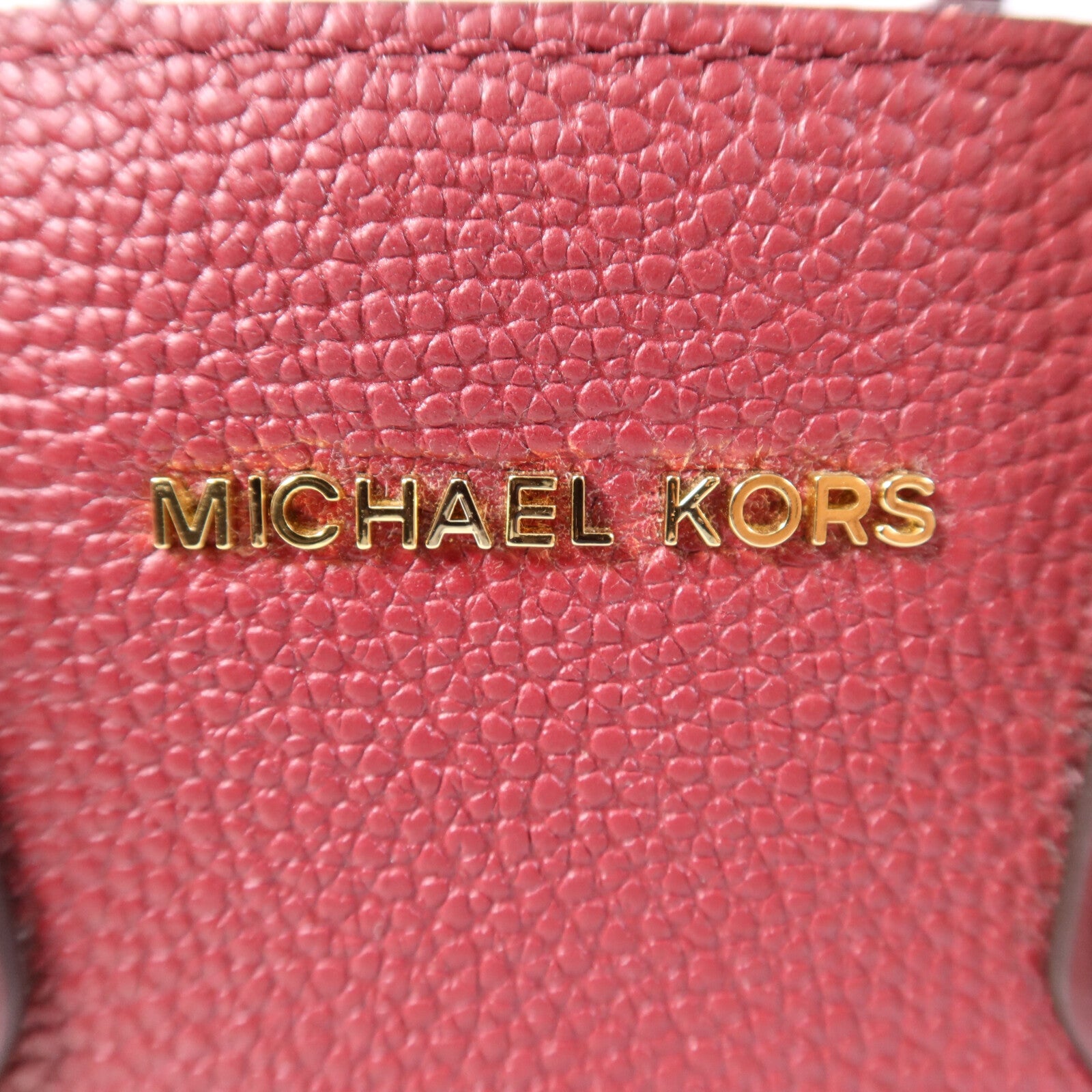 Michael Kors 牛皮皮革Mercer Accordion金扣手挽肩背兩用袋
