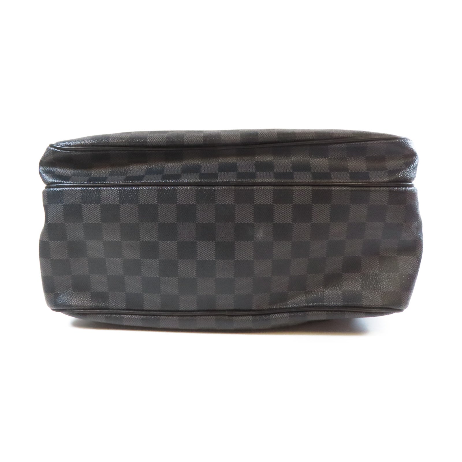 LOUIS VUITTON Damier Graphite Io Shoulder bag銀扣肩背袋黑色