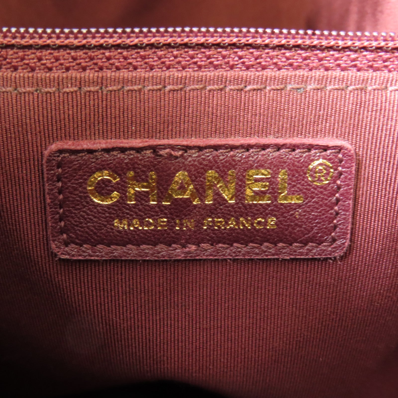 CHANEL 牛皮皮革2 Way Bag金扣鏈帶手挽肩背兩用袋