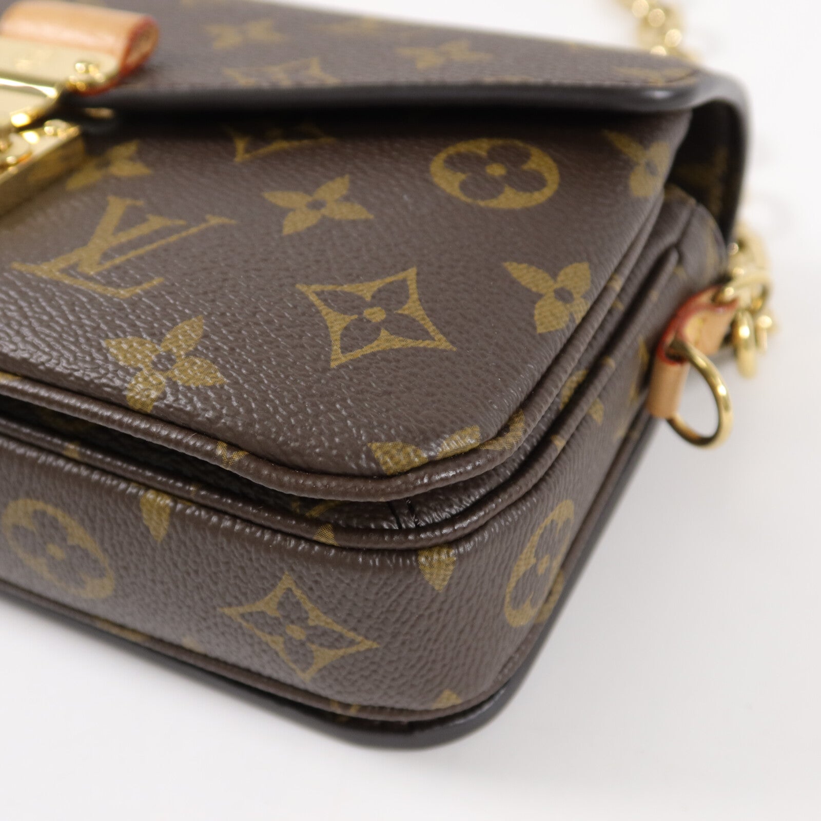 LOUIS VUITTON Monogram Pochette Metis East West手挽肩背兩用袋
