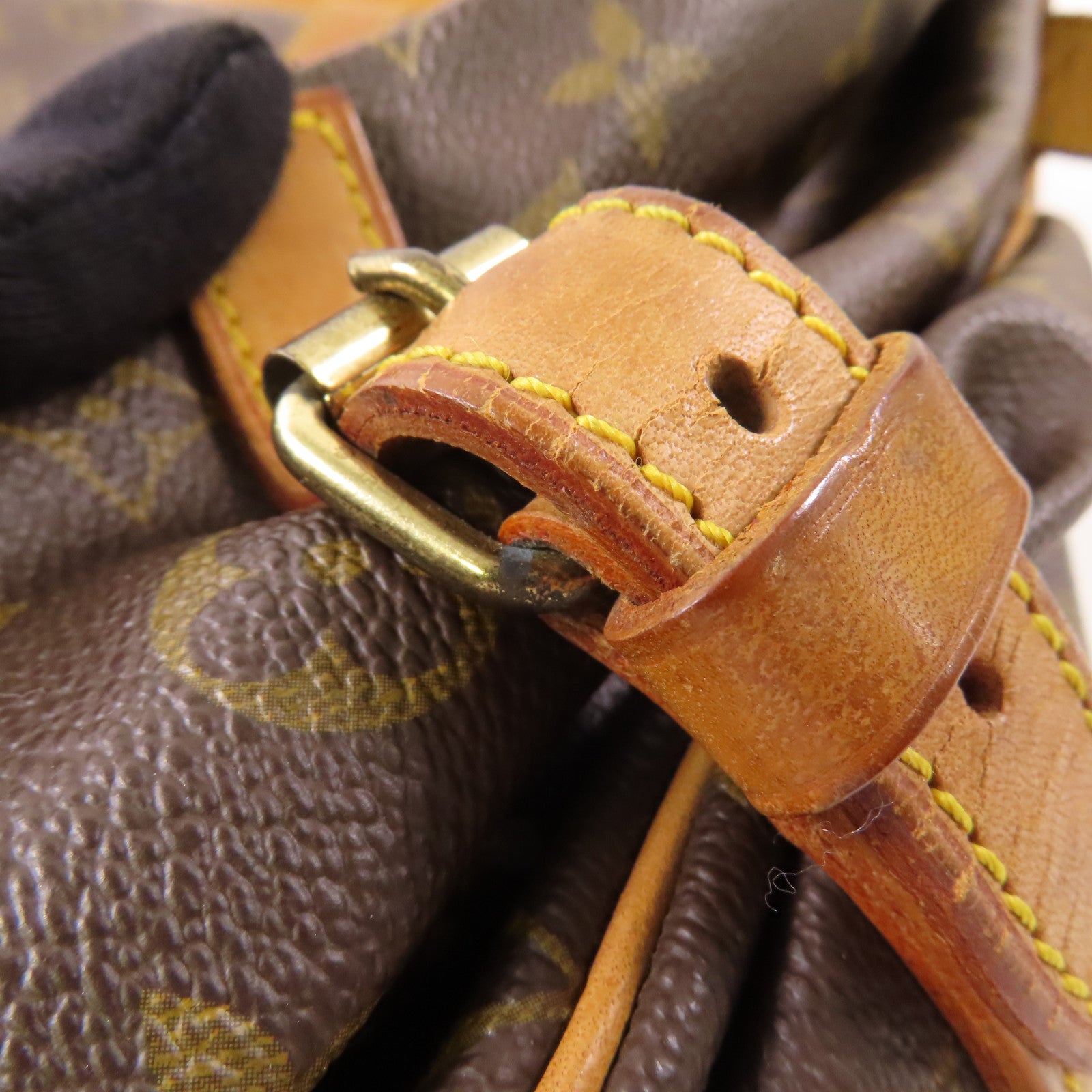 LOUIS VUITTON LV GHW Saumur 35 Crossbody Shoulder Bag M42254 Monogram Brown