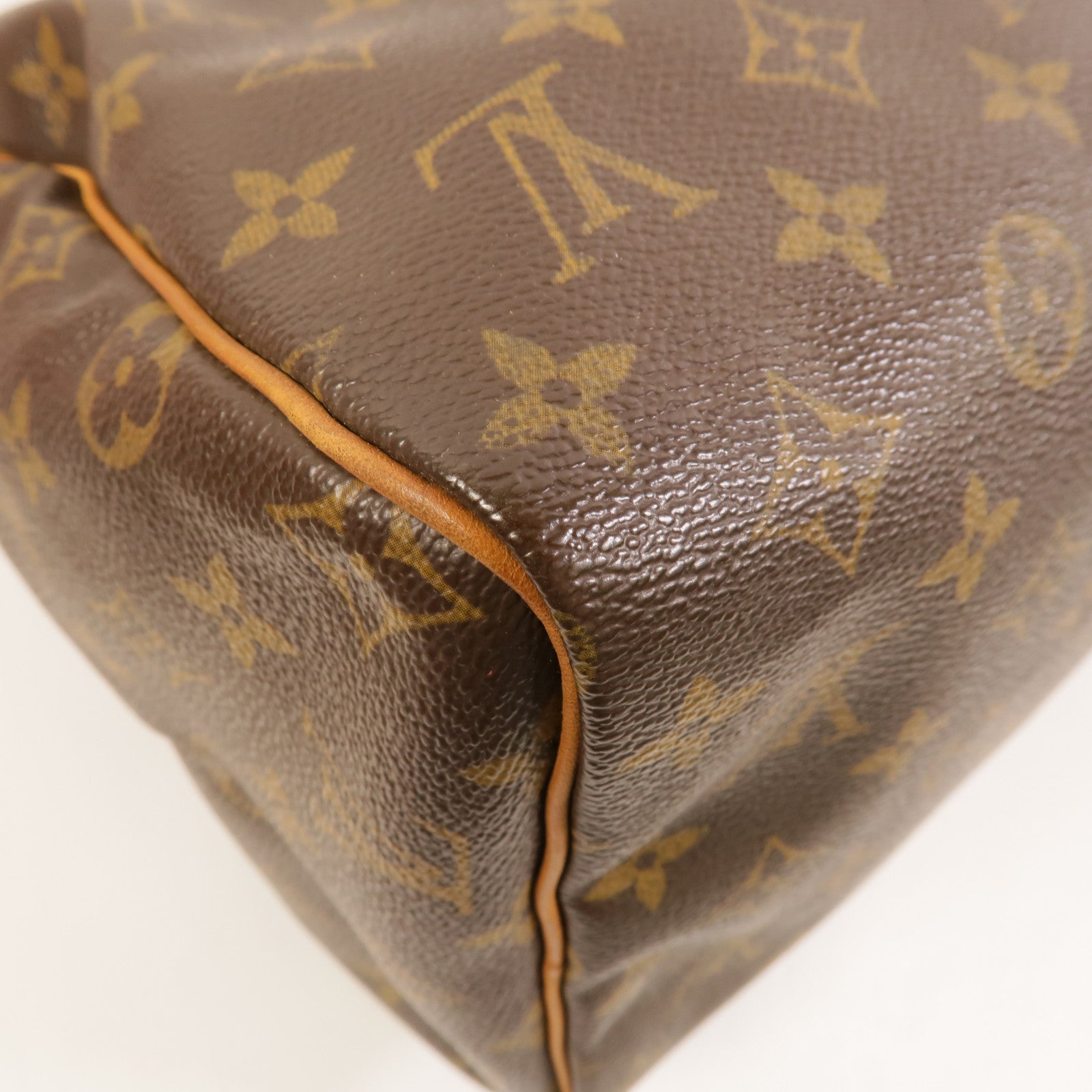 LOUIS VUITTON Monogram Speedy 30金扣手挽袋