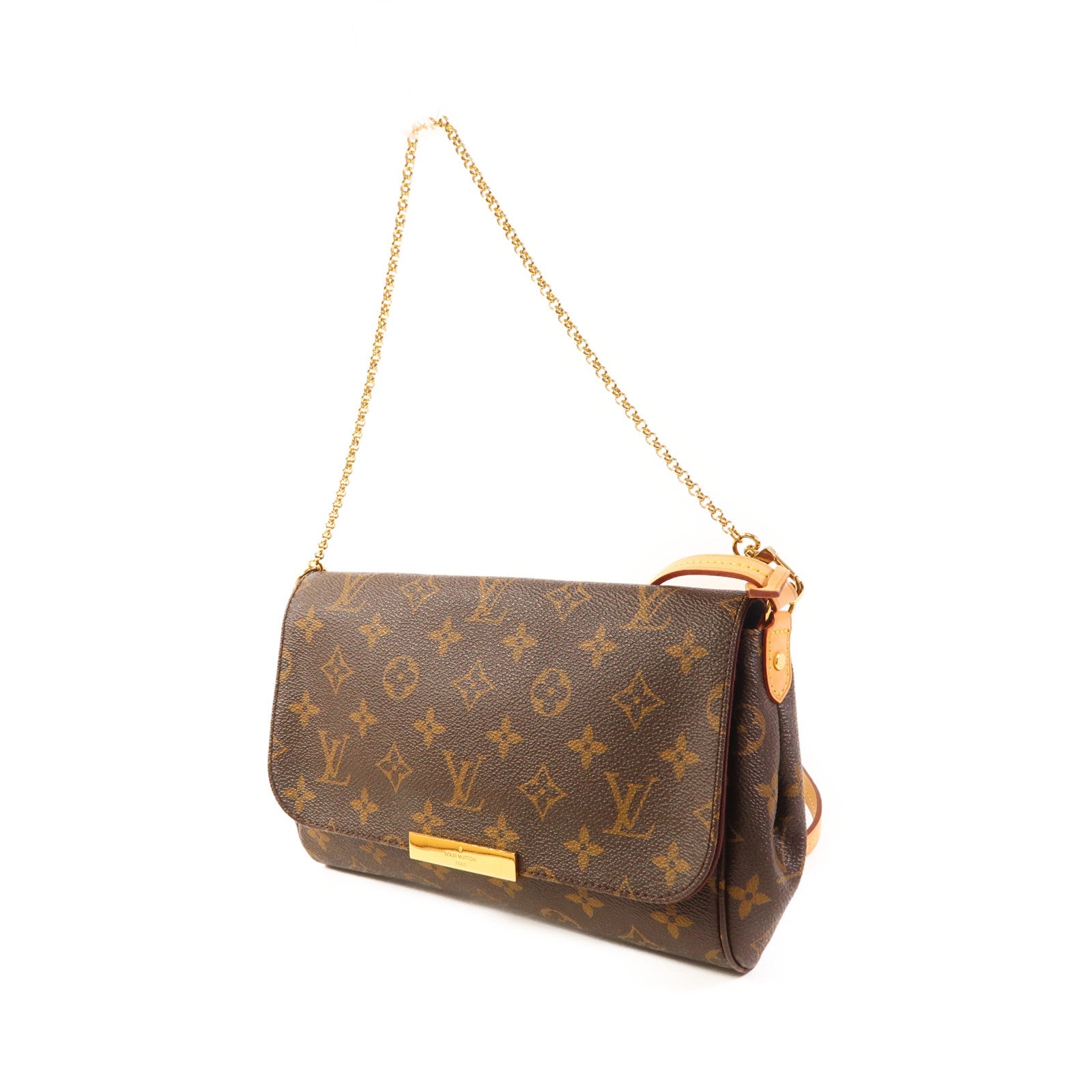 LOUIS VUITTON Monogram Favorite MM金扣手挽肩背兩用袋