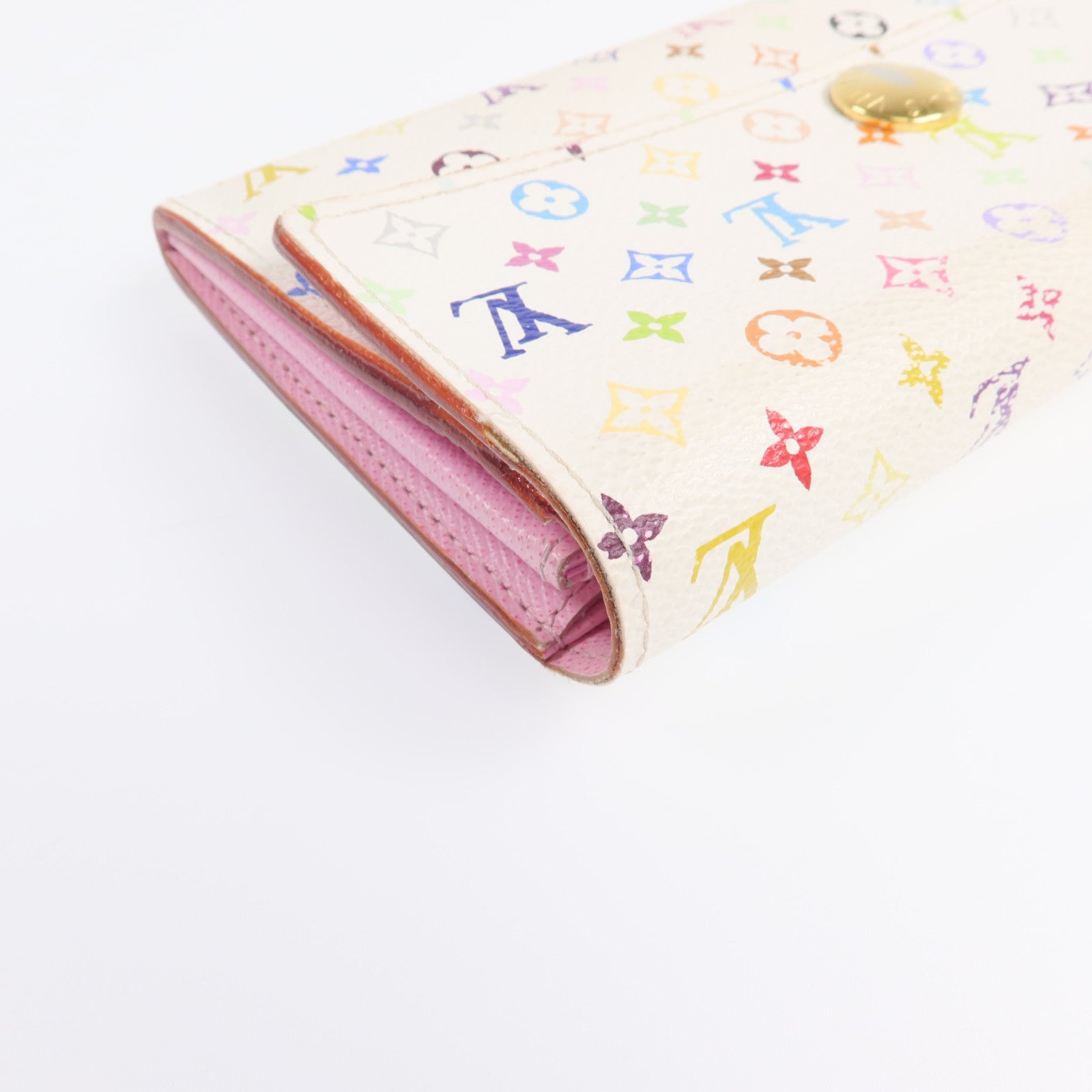 LOUIS VUITTON Monogram Multicolor Sarah Long Wallet金扣長錢包