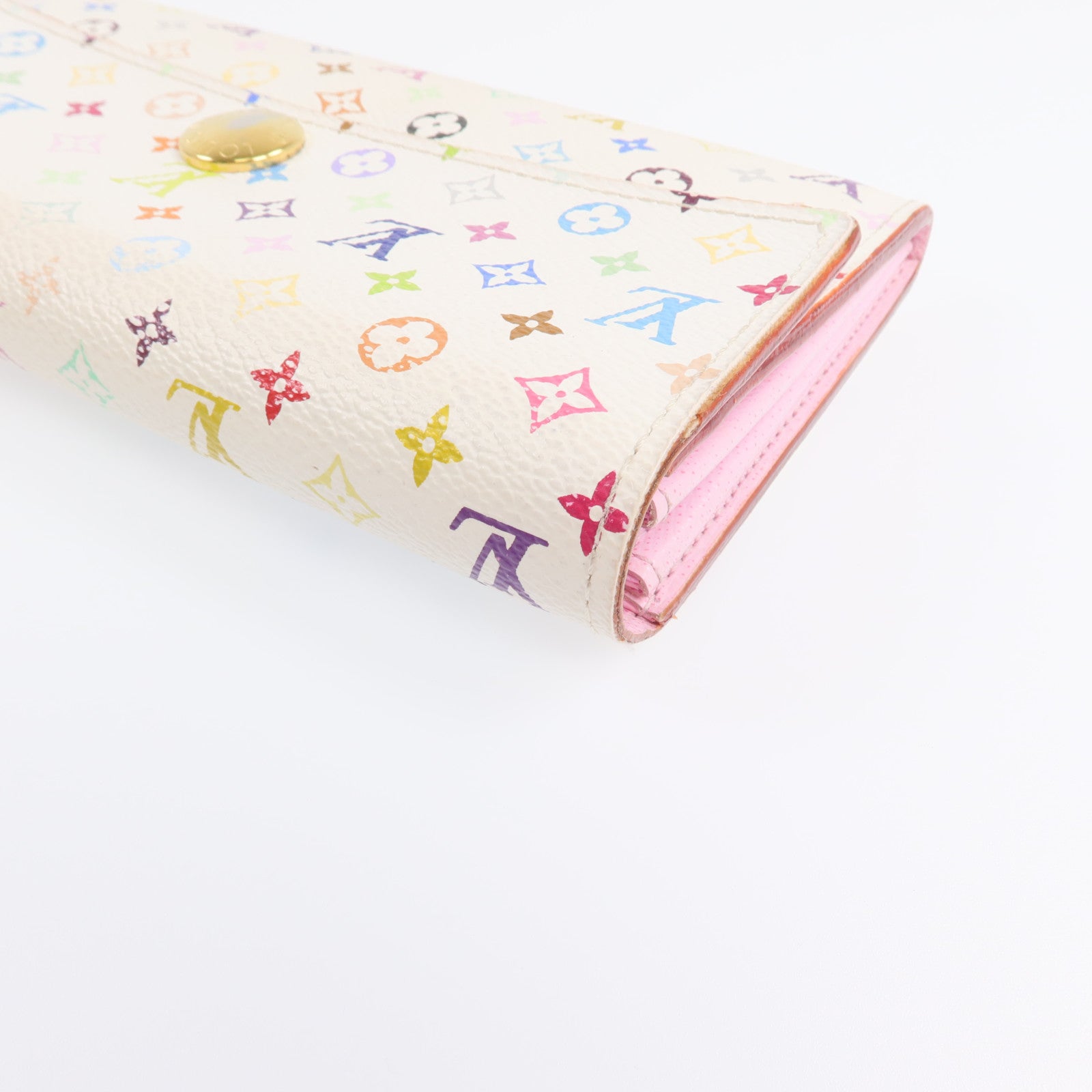 LOUIS VUITTON Monogram Multicolor Sarah Long Wallet金扣長錢包