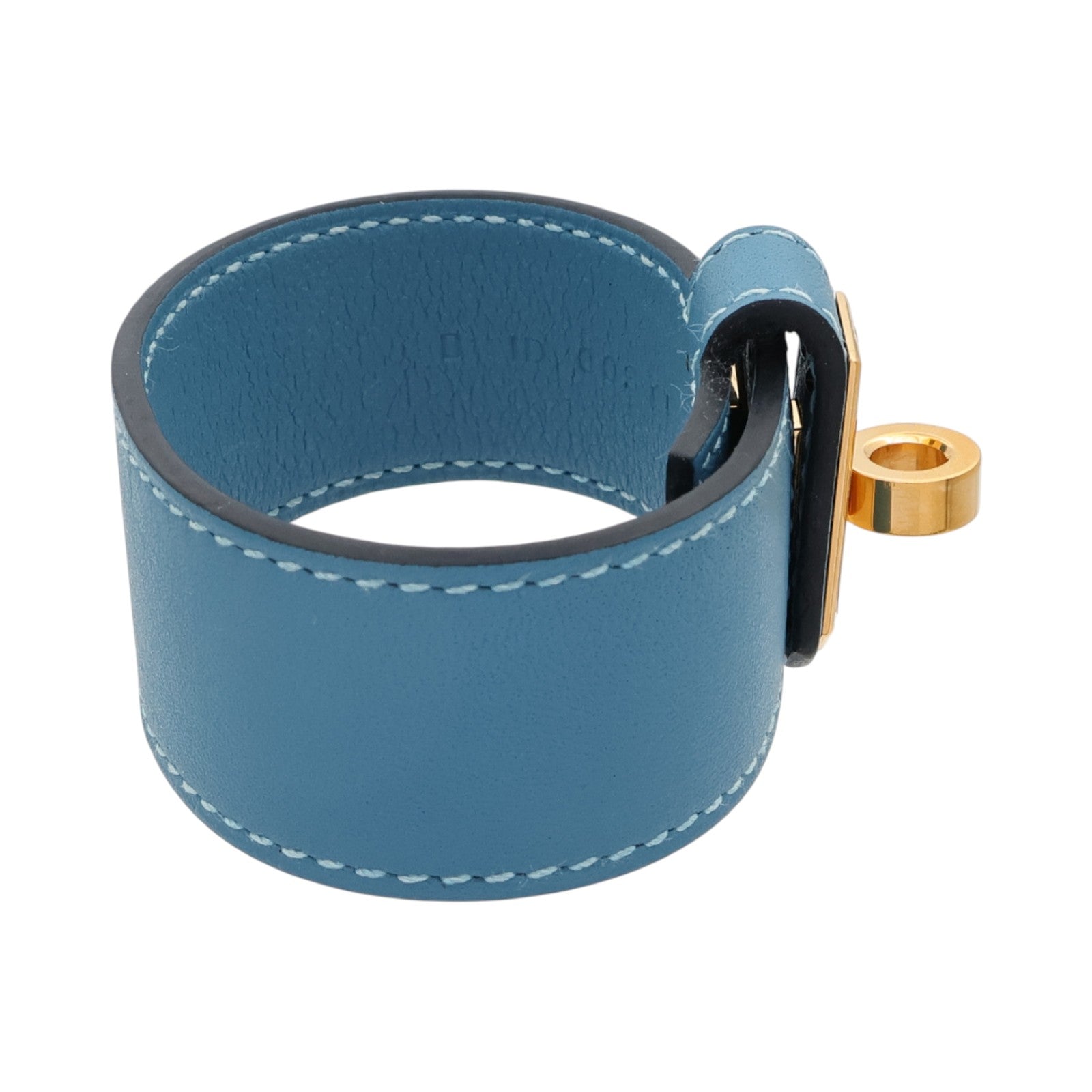 HERMES Swift皮革Kelly Twist手帶Bleu Jean