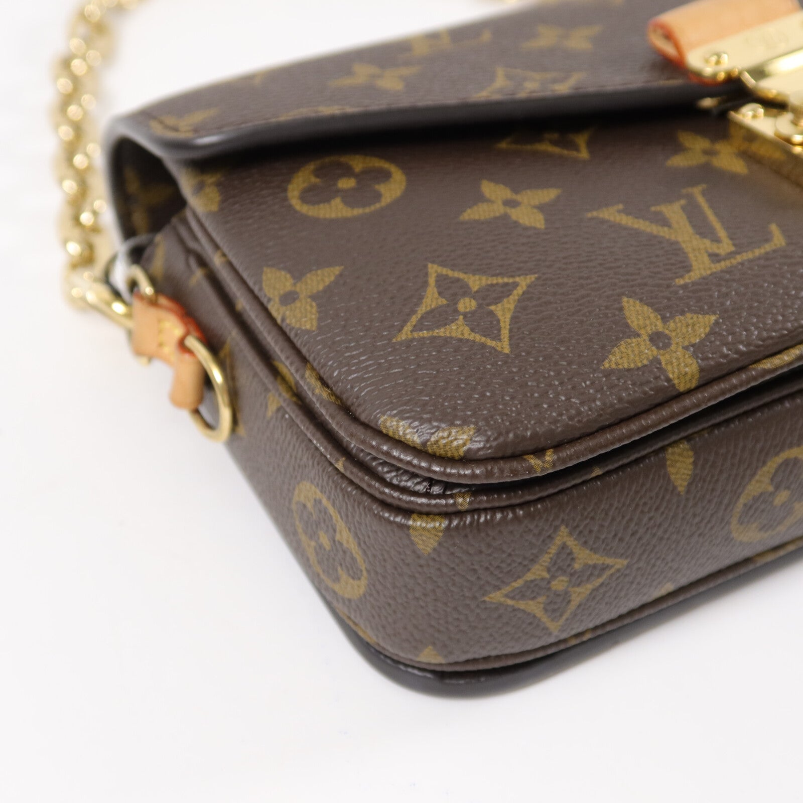 LOUIS VUITTON Monogram Pochette Metis East West手挽肩背兩用袋