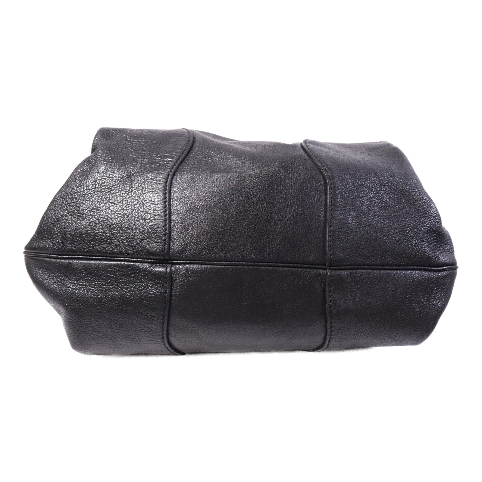CELINE 【激減優惠】牛皮皮革Shoulder Bag銀扣手挽肩背兩用袋