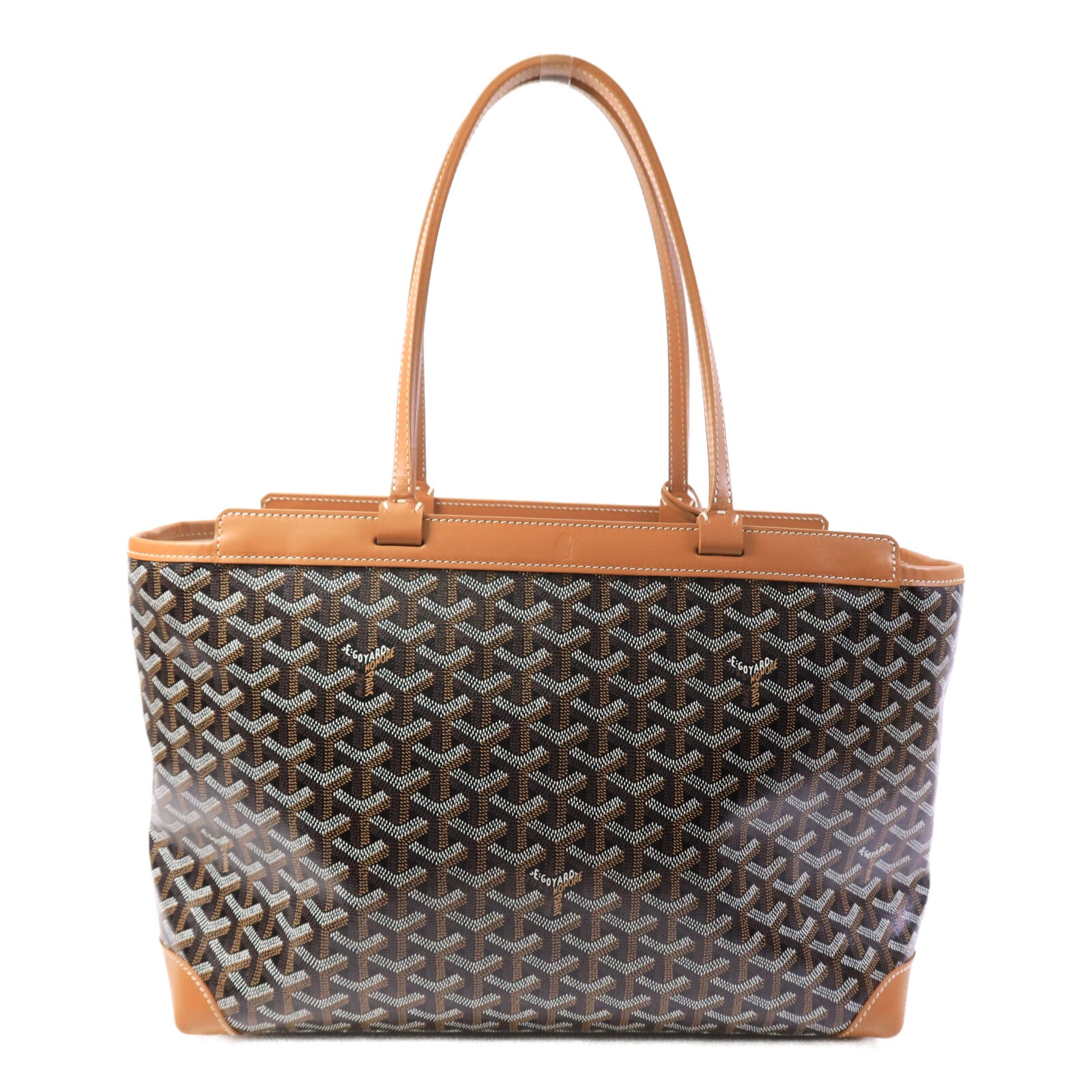 GOYARD 塗層帆布/皮革Bellechasse Biaude PM手挽袋