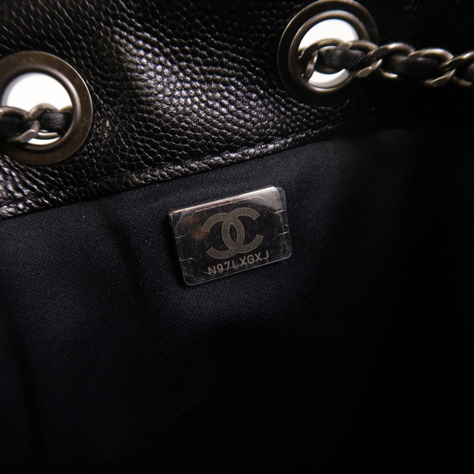 CHANEL 牛皮皮革Chanel 25 Mini金扣鏈帶肩背袋