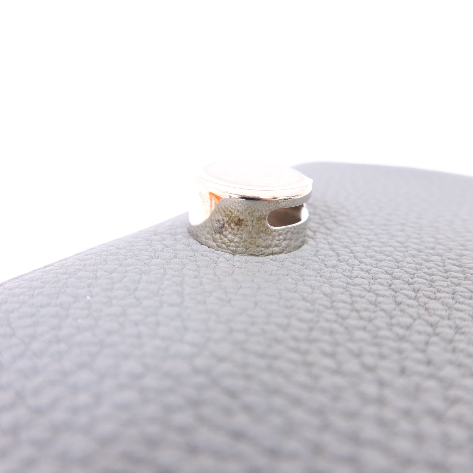 HERMES Clemence皮革Dogon Compact Bifold Wallet銀扣錢包