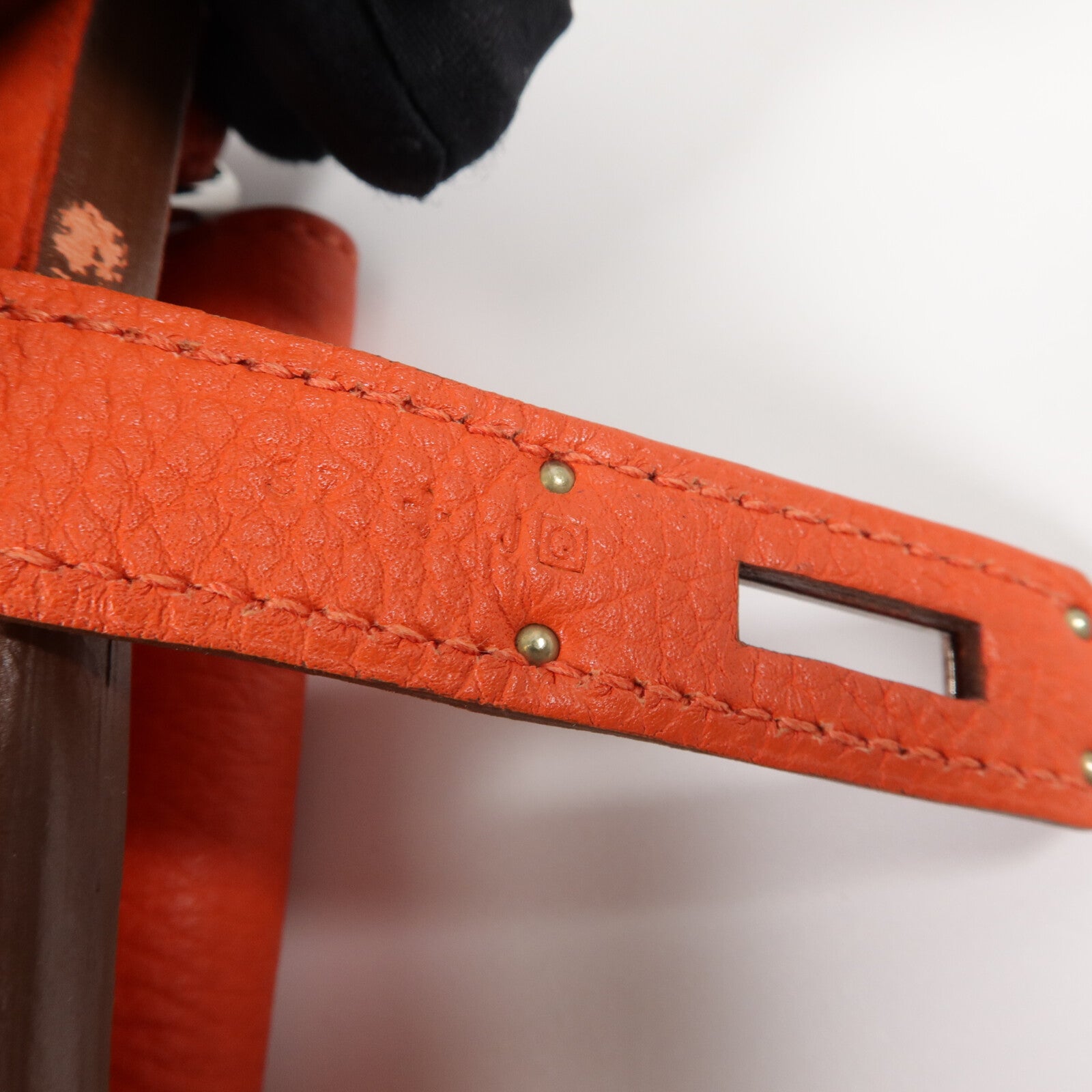HERMES Togo皮革So Kelly肩背袋Capucine