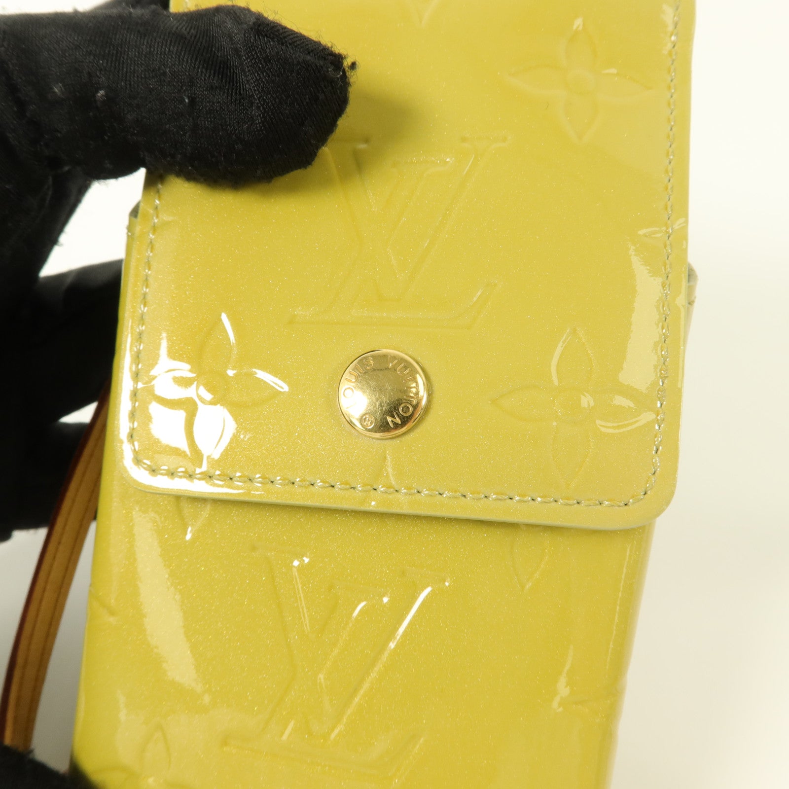 LOUIS VUITTON Monogram Vernis Cigarette Case煙盒肩背袋