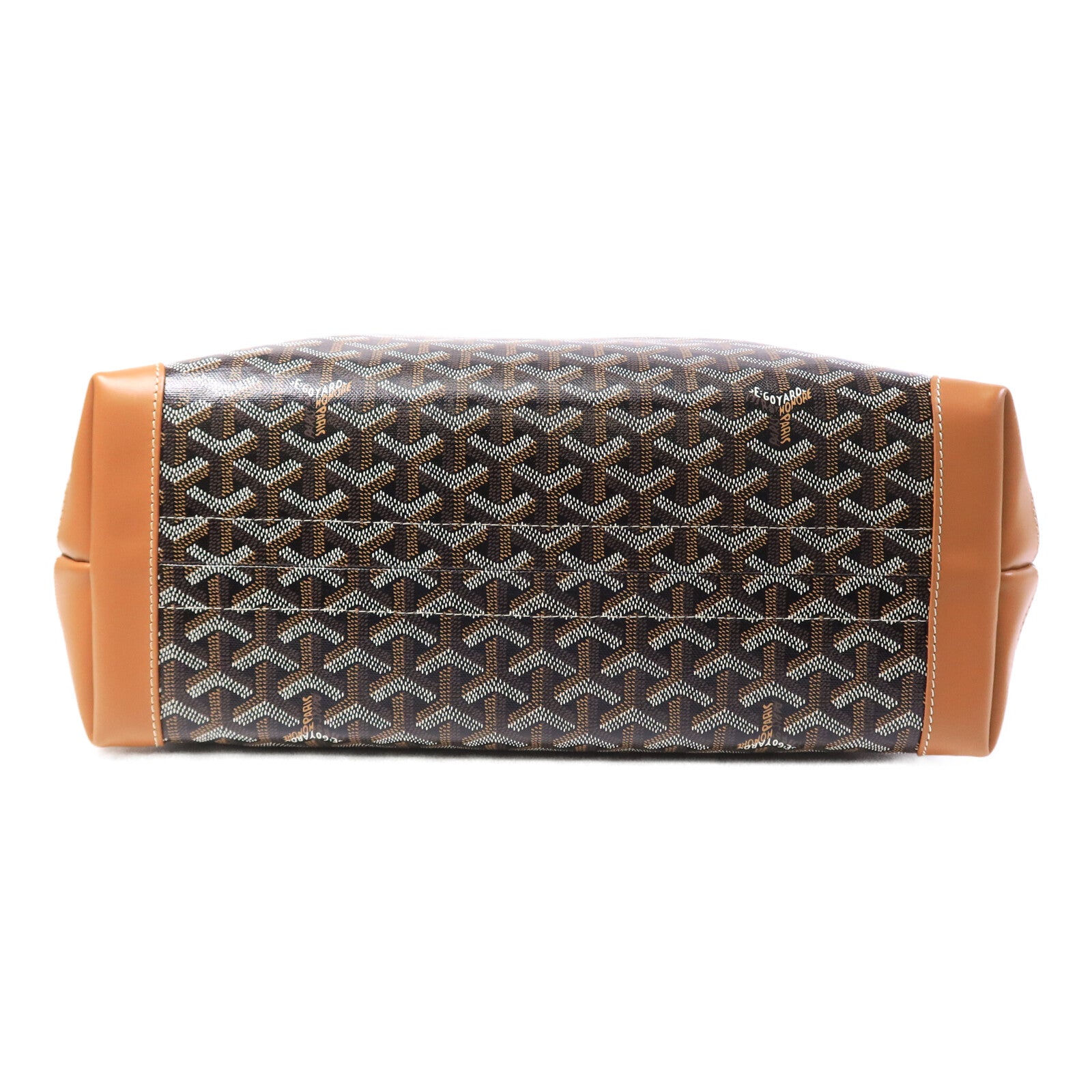 GOYARD 塗層帆布/皮革Bellechasse Biaude PM手挽袋