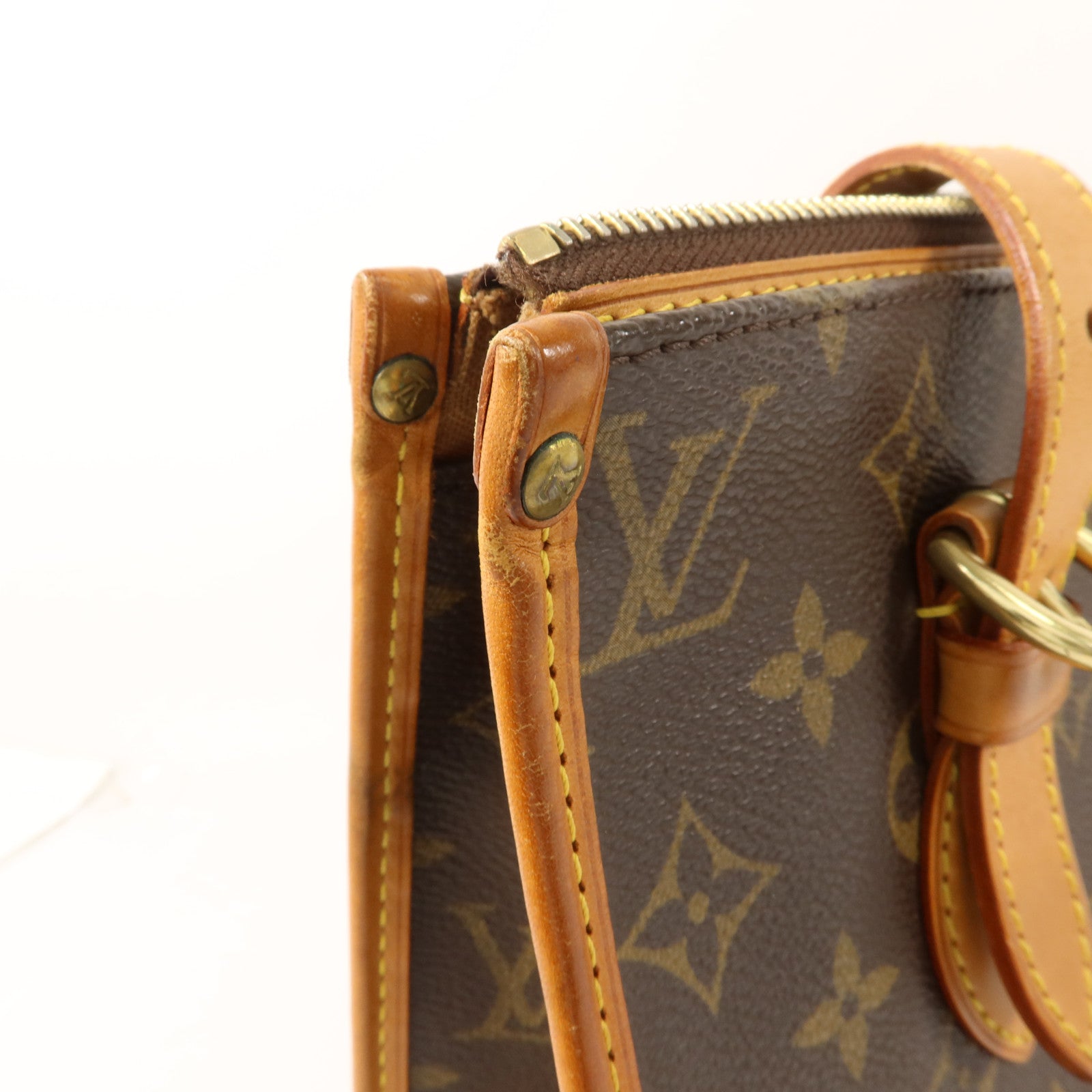 LOUIS VUITTON Monogram Popincourt Haut金扣肩背袋