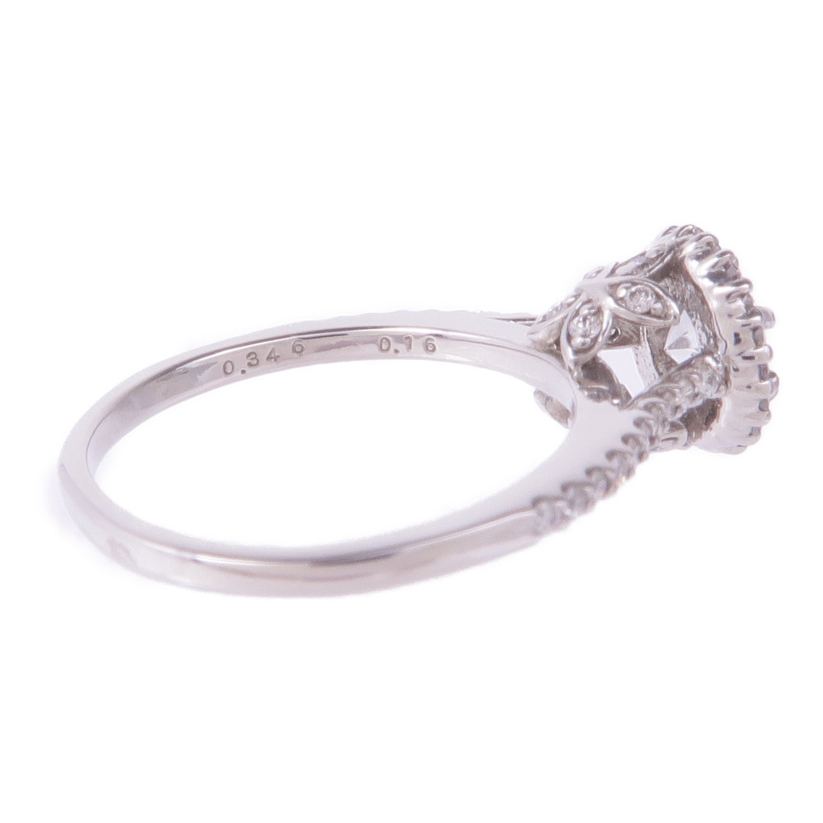 JEWELRY PT999鉑金Diamond Ring鑽石戒指US#2.75