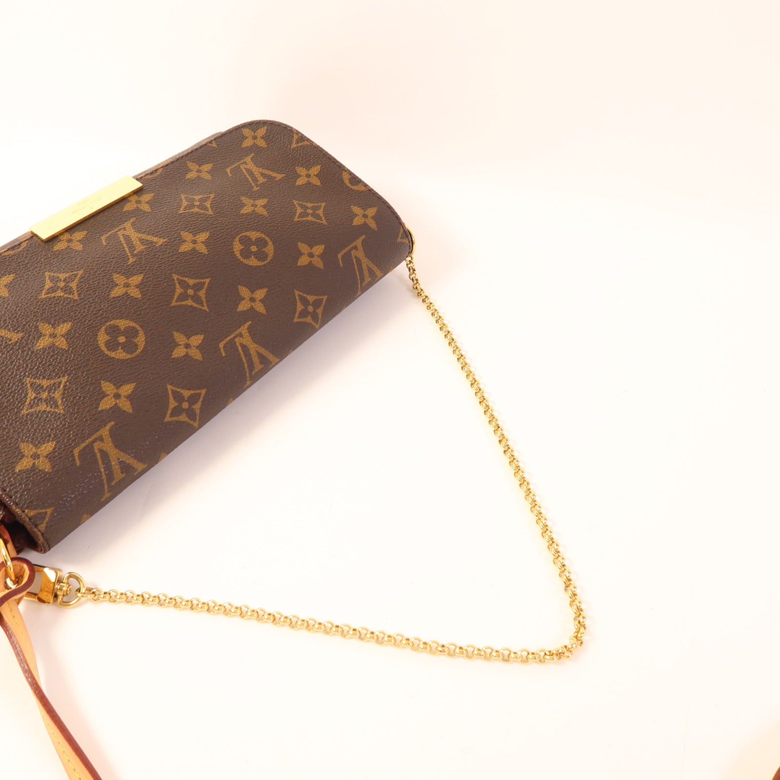LOUIS VUITTON Monogram Favorite MM金扣手挽肩背兩用袋