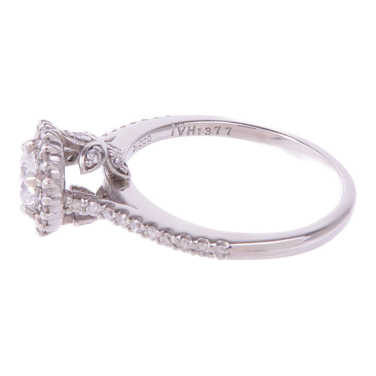 JEWELRY PT999鉑金Diamond Ring鑽石戒指US#2.75