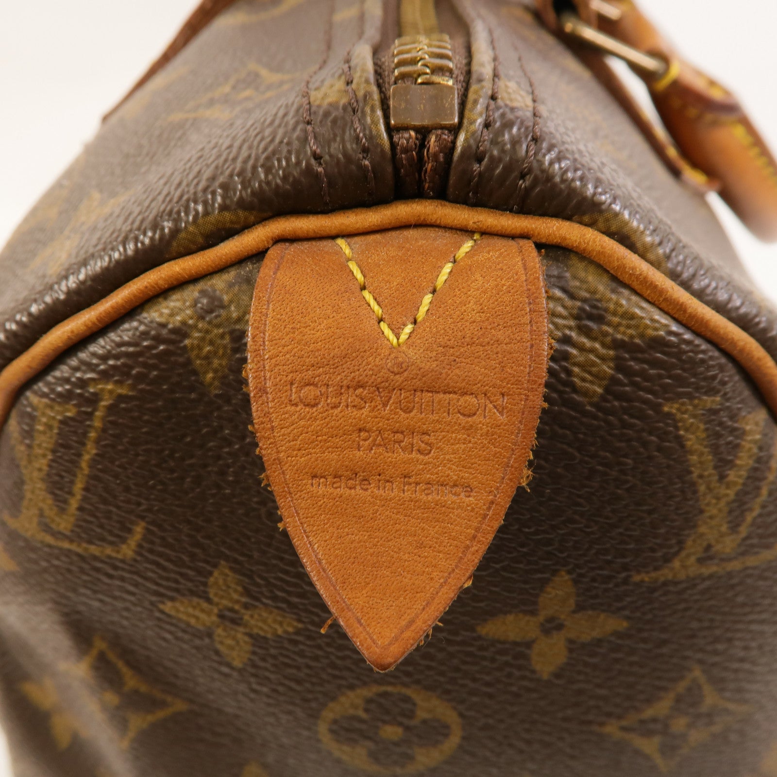 LOUIS VUITTON Monogram Speedy 30金扣手挽袋