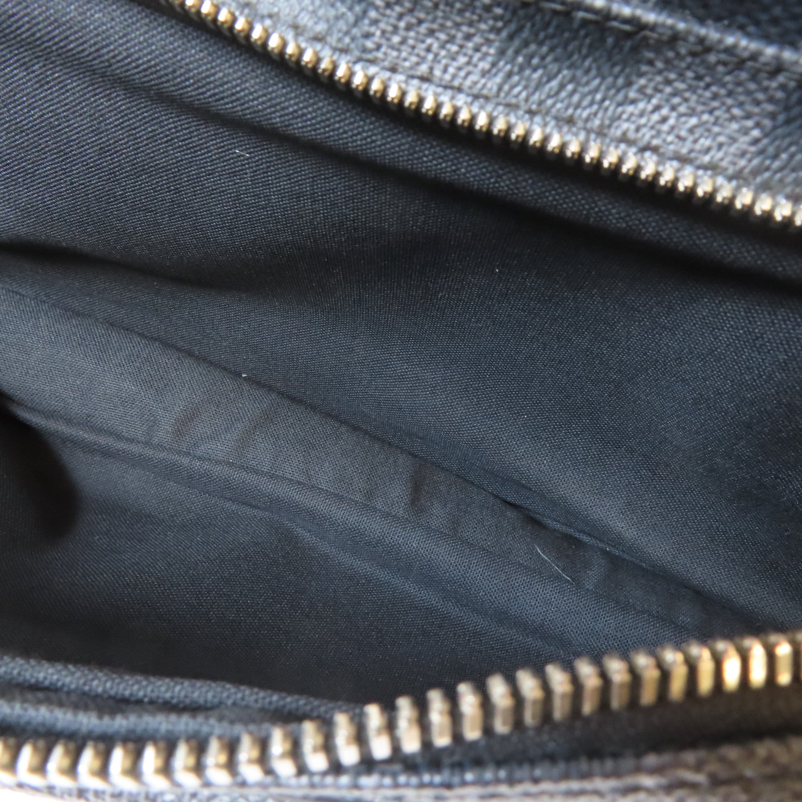 LOUIS VUITTON Damier Graphite Io Shoulder bag銀扣肩背袋黑色