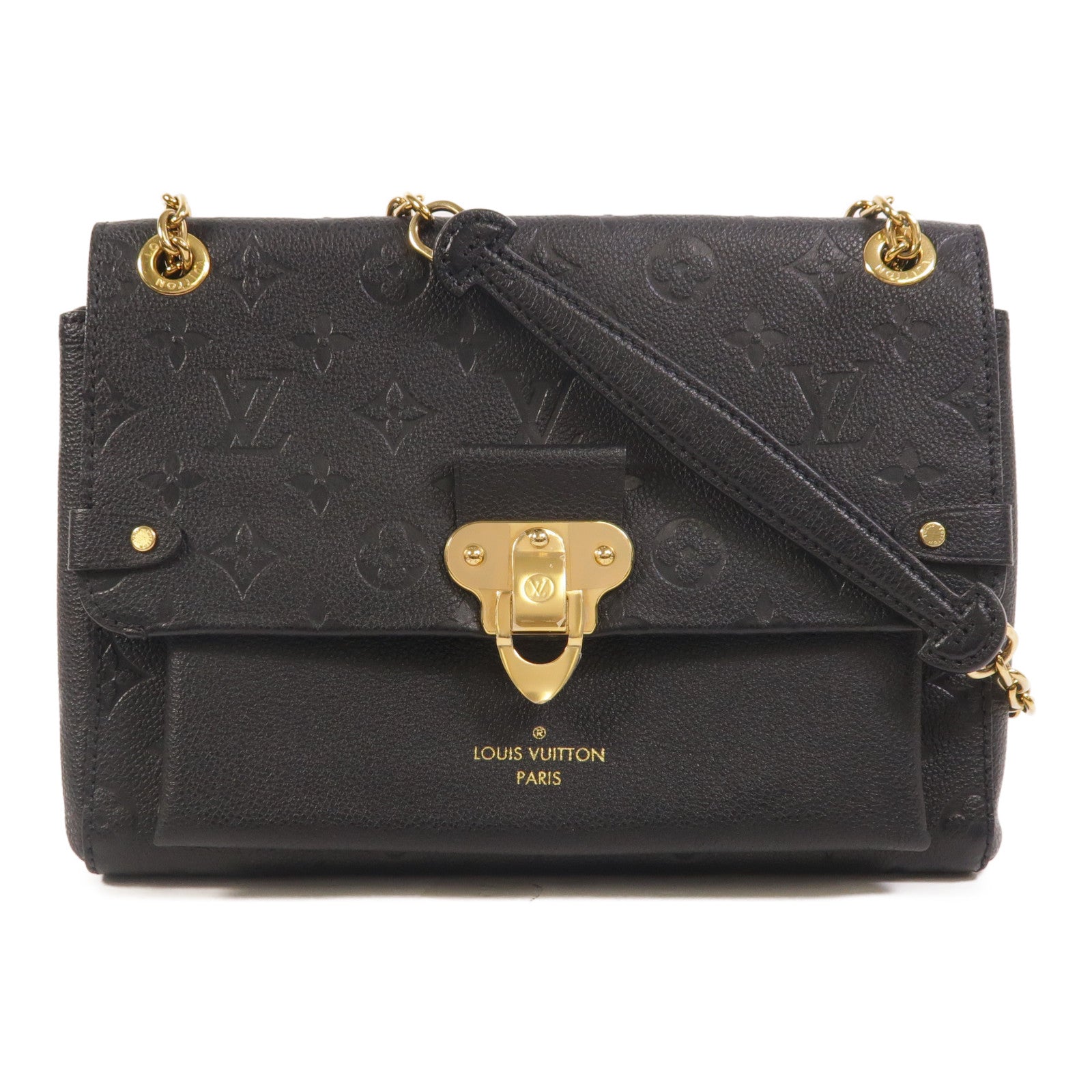 LOUIS VUITTON Monogram Empreinte Vavin PM鏈帶肩背袋