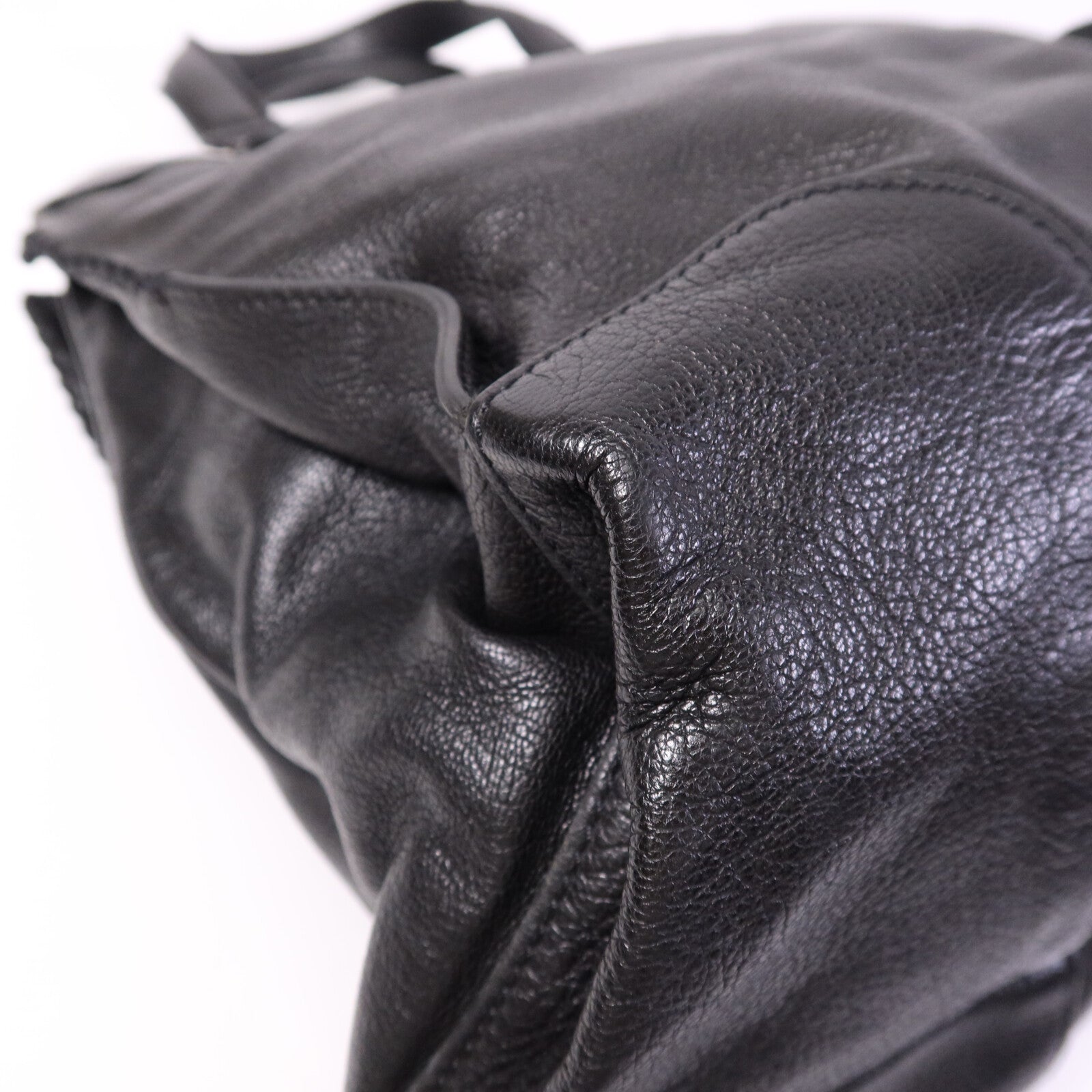 CELINE 牛皮皮革Shoulder Bag銀扣手挽肩背兩用袋