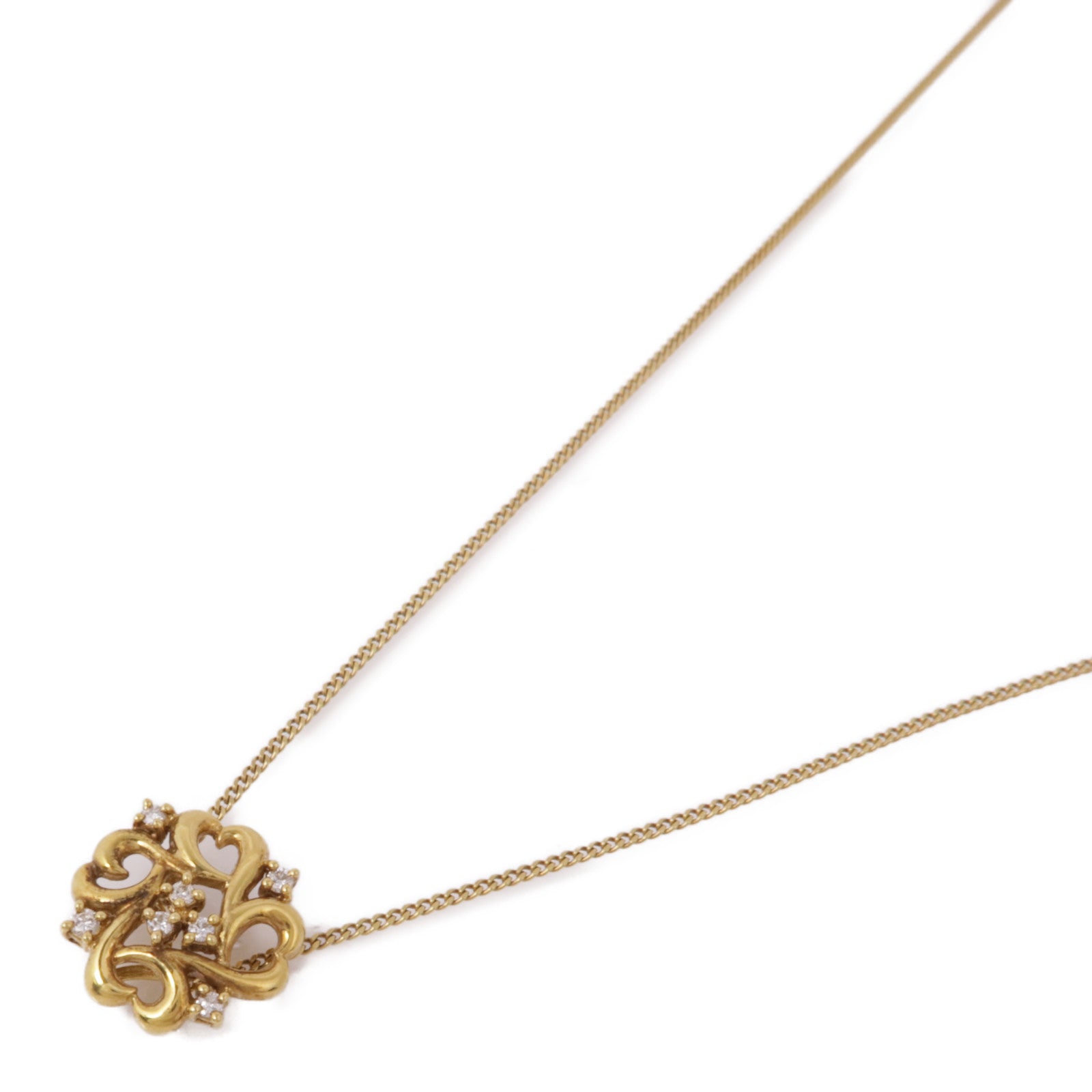 JEWELRY 【激減優惠】18K黃金Diamond Necklace鑽石項鍊