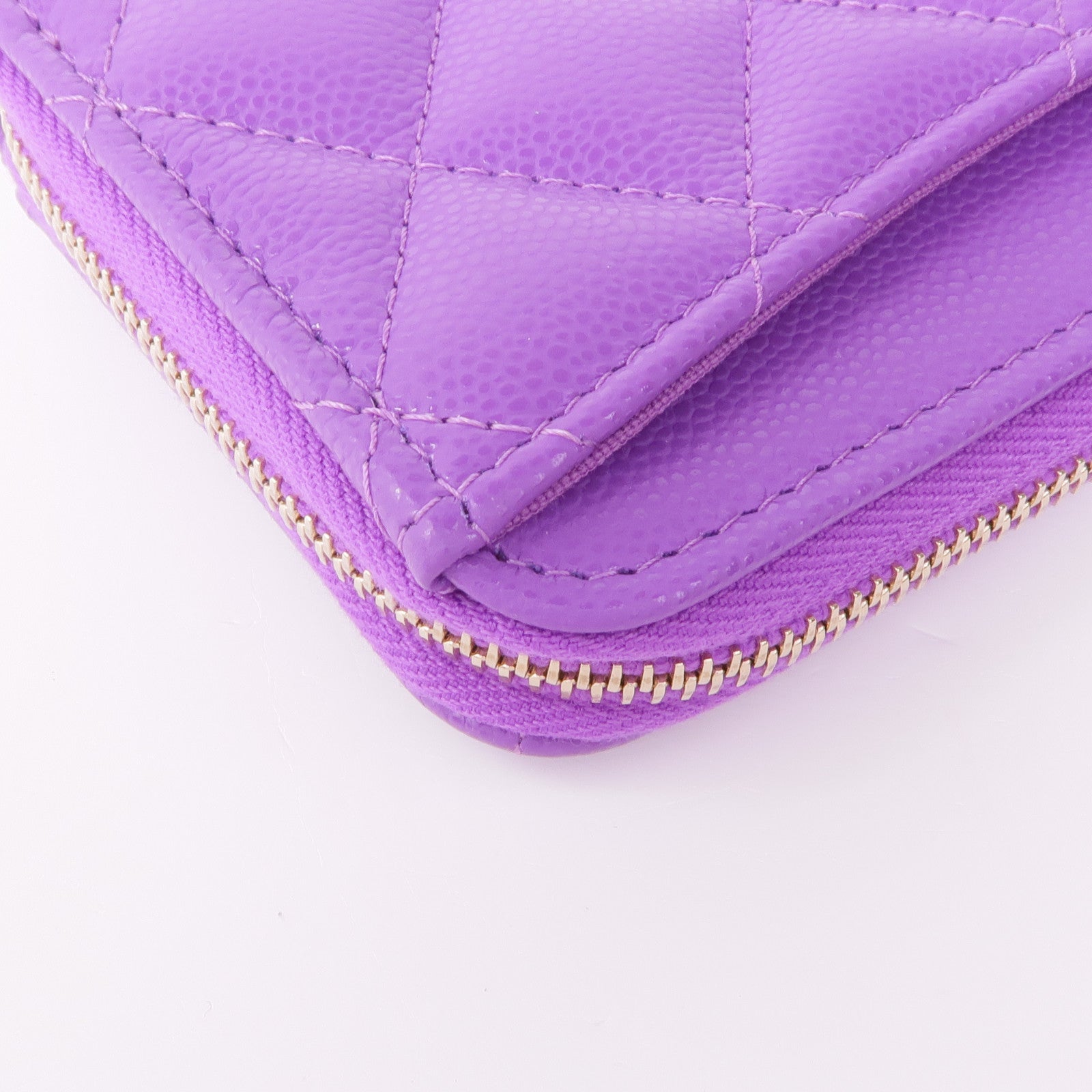 CHANEL 牛皮皮革Card/Coin Case金扣零錢包/卡片套